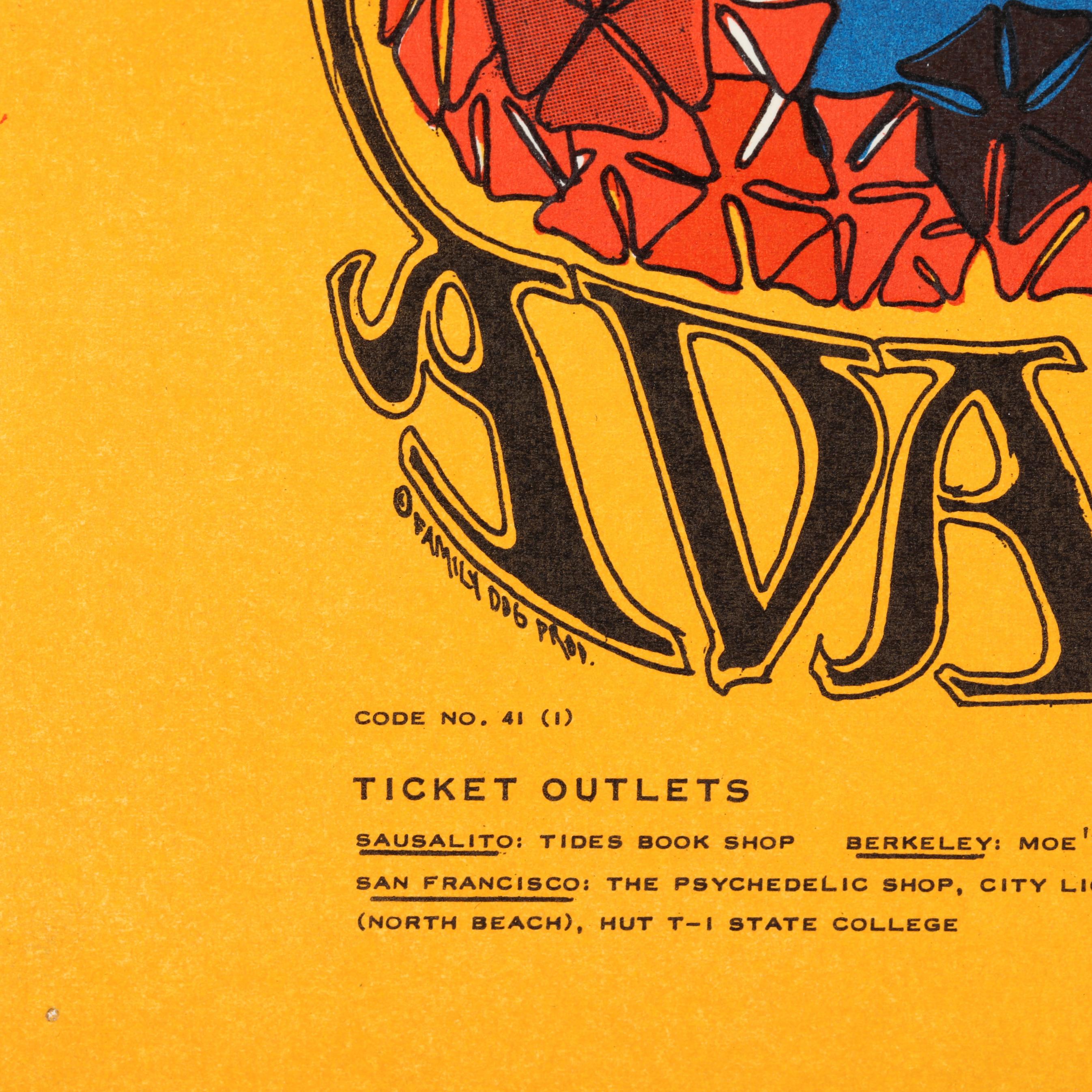 Four Family Dog Concert Posters (1966-67, FD-41, FD-59, FD-73, and