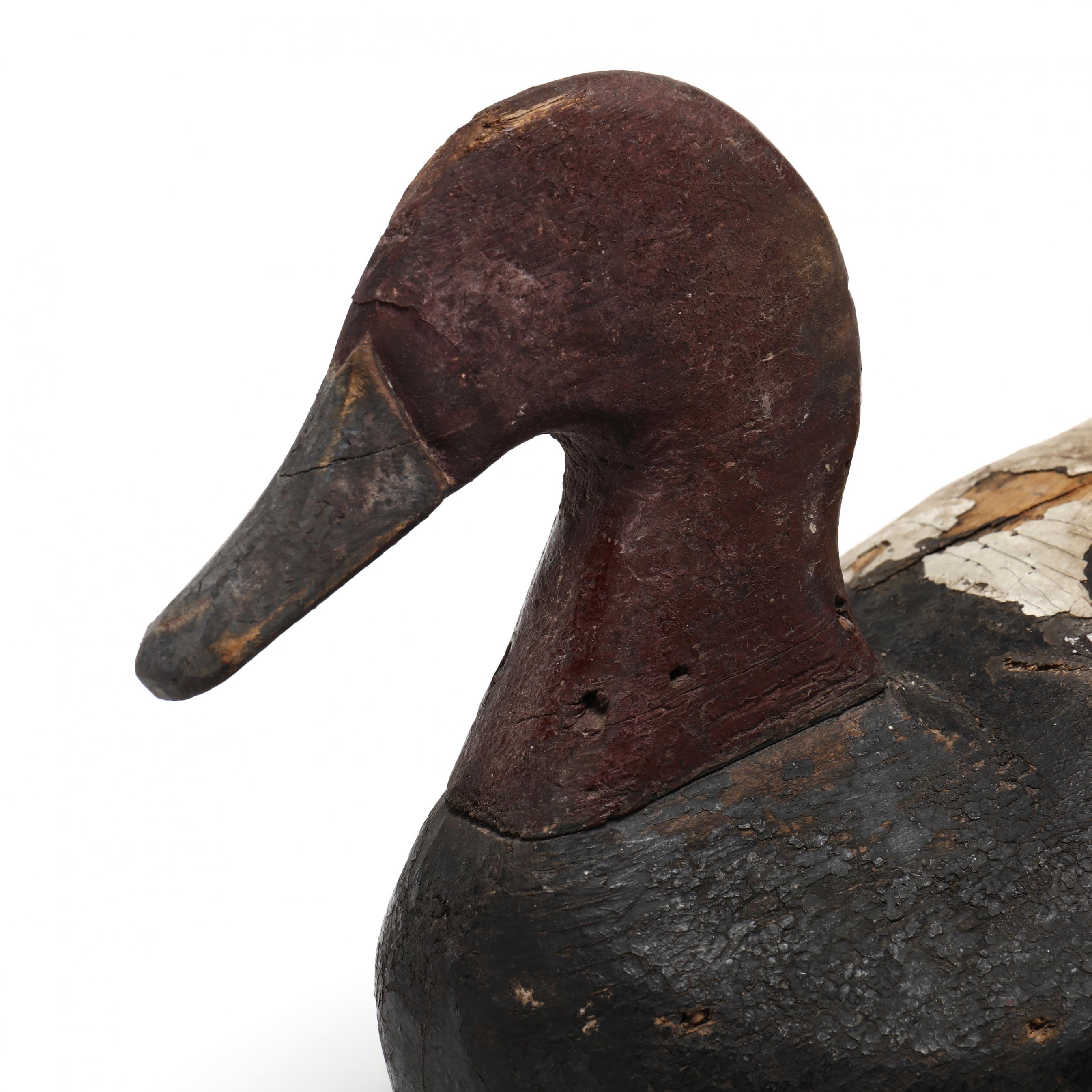 Linwood Dudley (NC, 1886-1958), Canvasback (Lot 1227 - The Winter