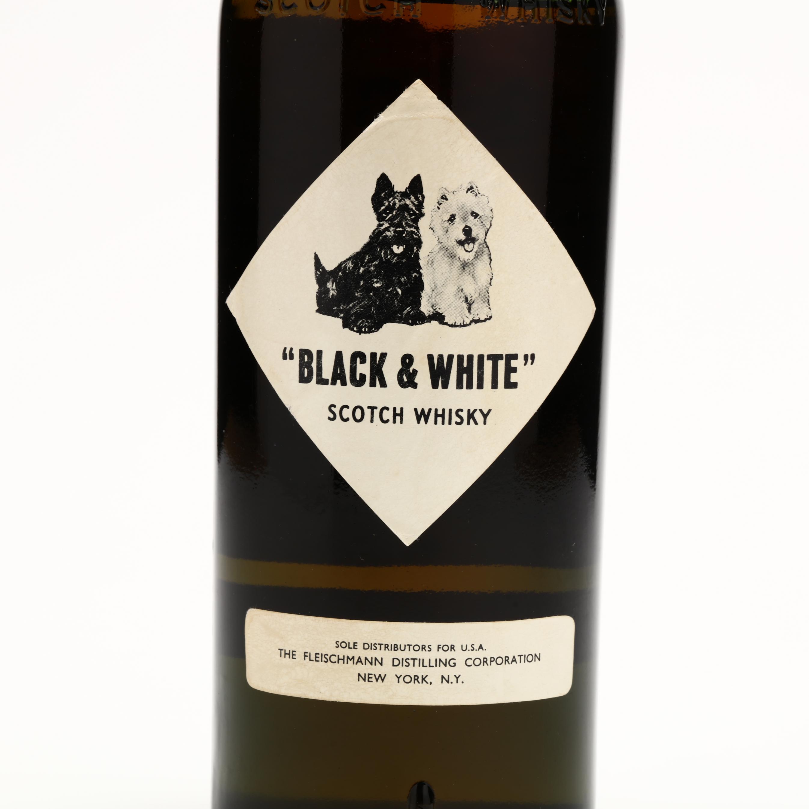 状態良Black & White Scotch Whisky 特級 760ml 状態良Black & White