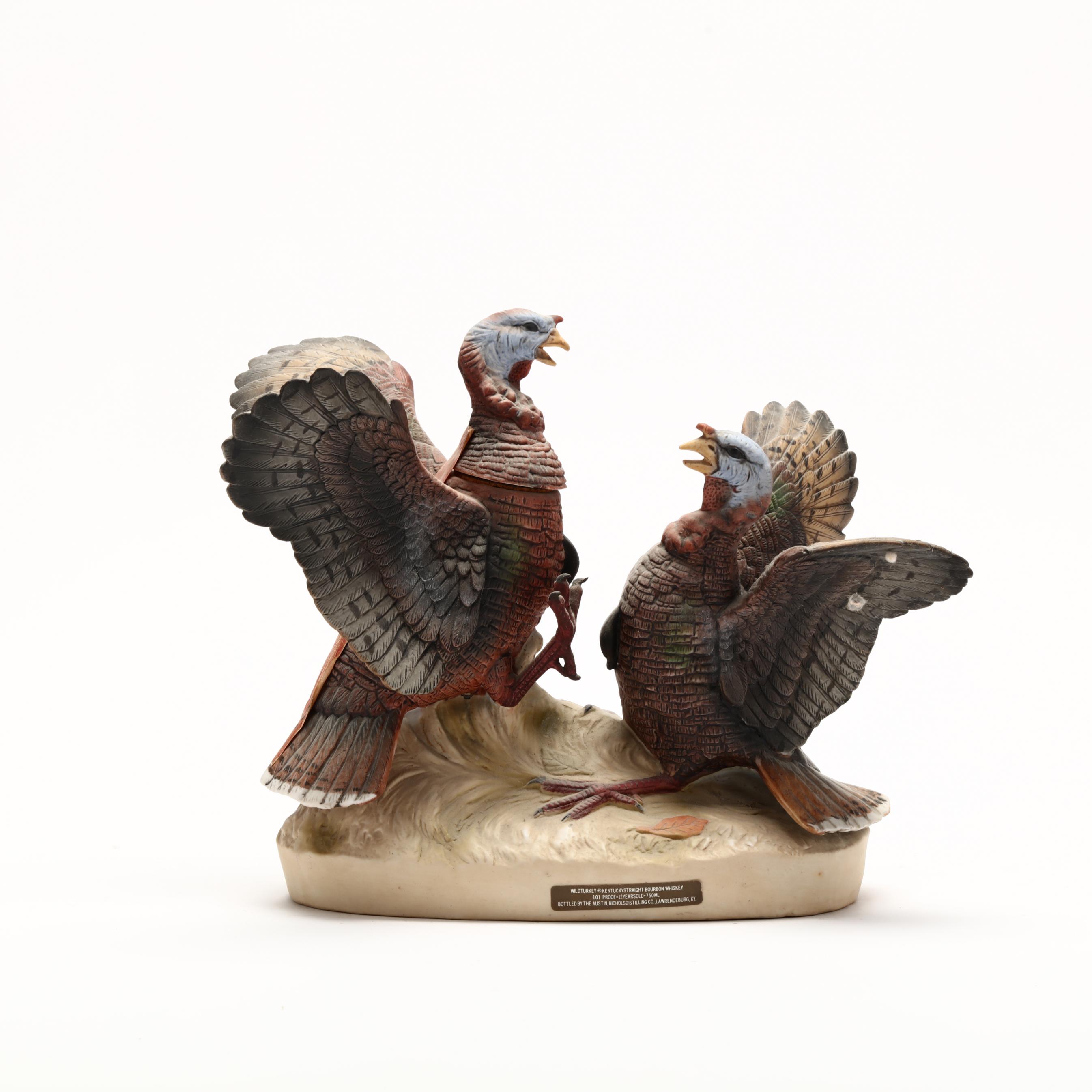 Wild Turkey Bourbon Whiskey in Porcelain Decanter (Lot 3083 - Rare