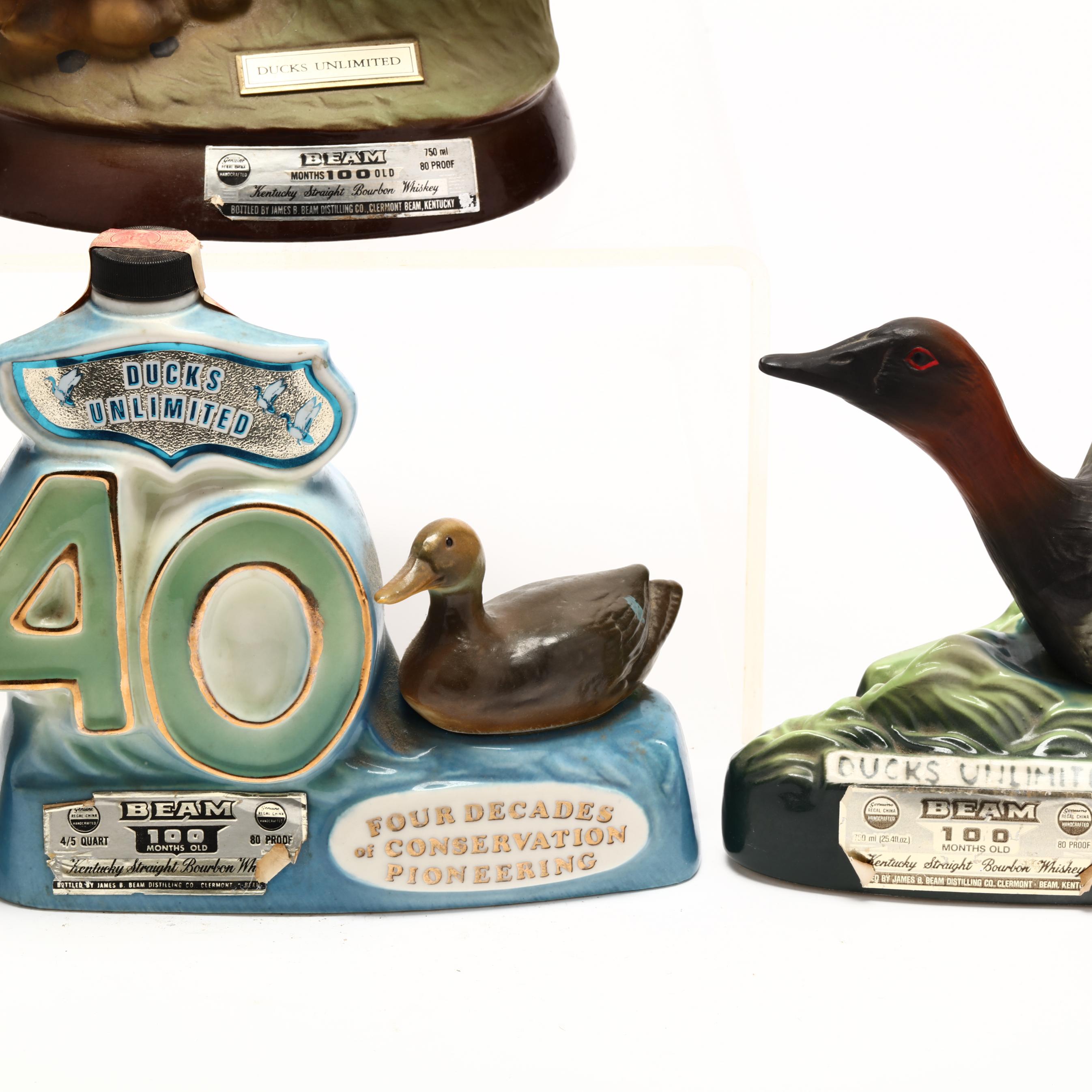 Jim Beam Kentucky Straight Bourbon Whiskey, Ducks Unlimited