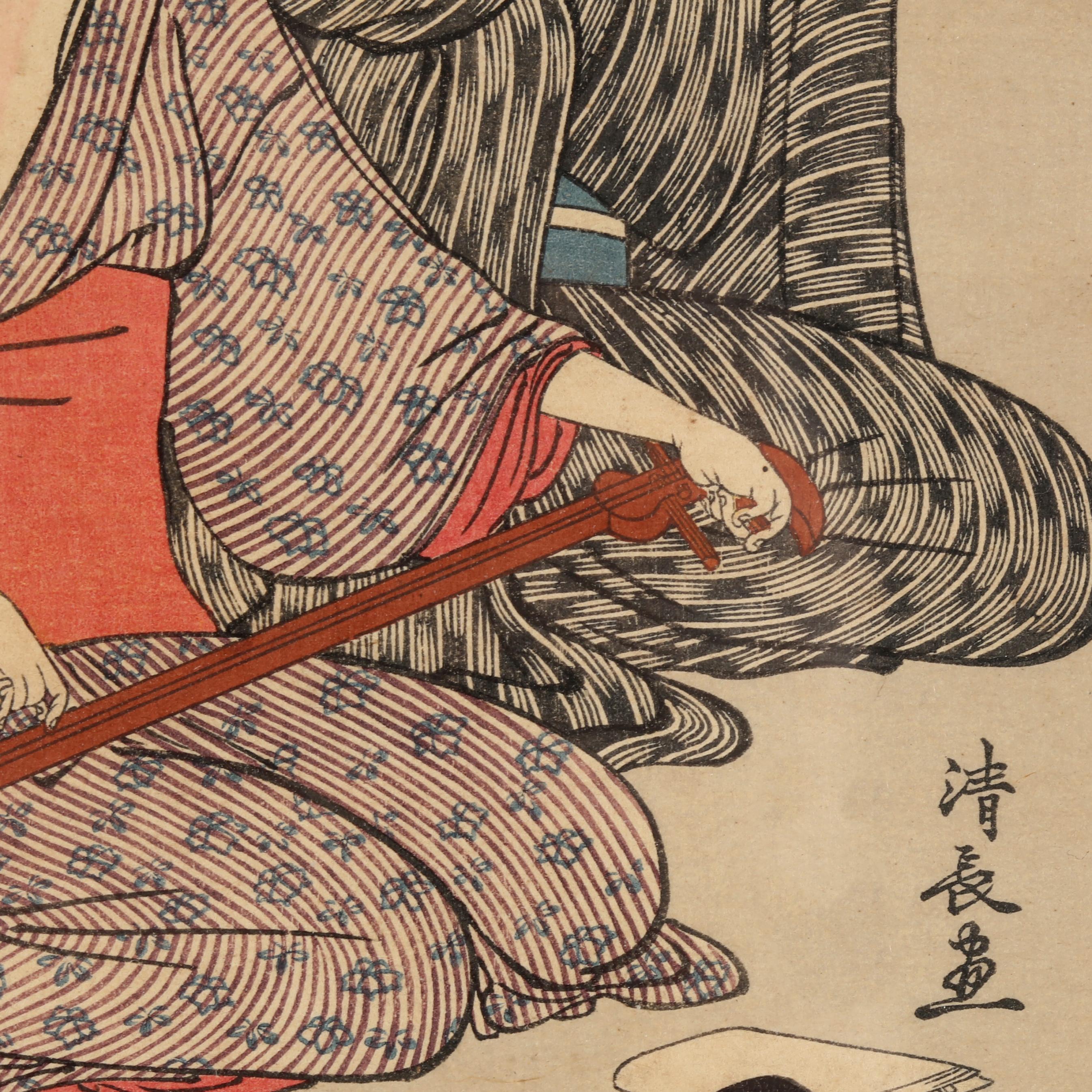 A Group of Later Japanese Woodblock Prints of Famous Edo
