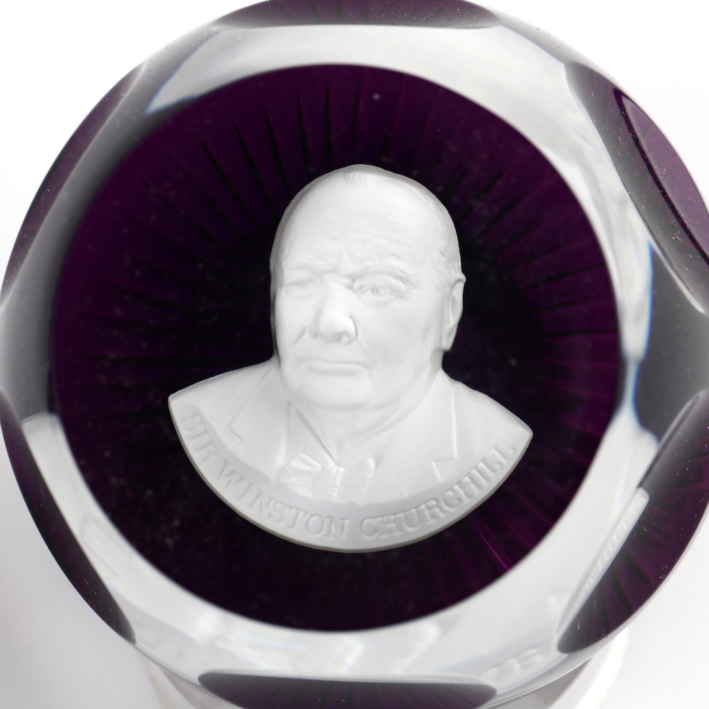 Baccarat for The Franklin Mint, Twelve Paperweights of