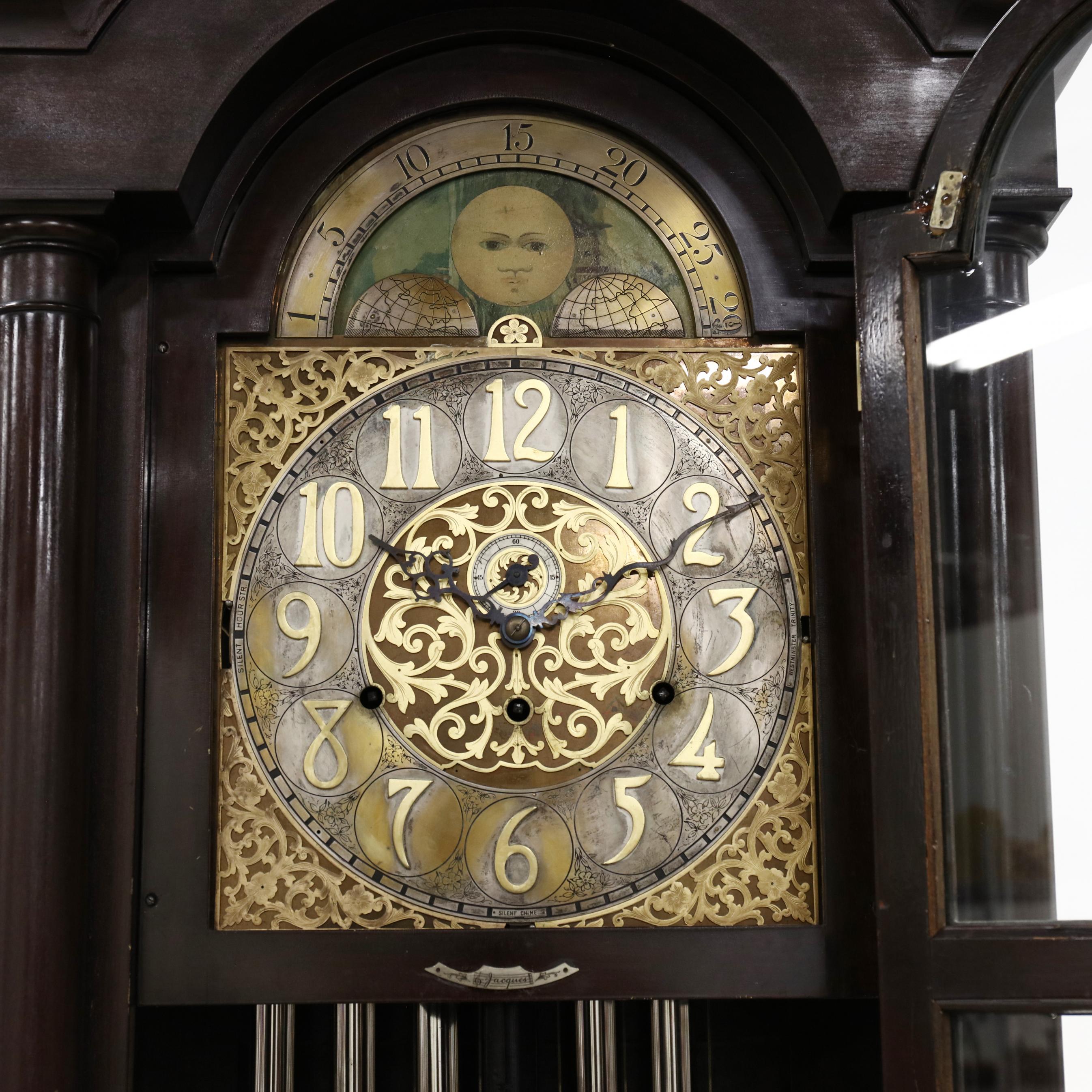 鐘（チャイム） Charles Jacques, Six-Tube Chime Tall Case Clock (Lot 497 - The