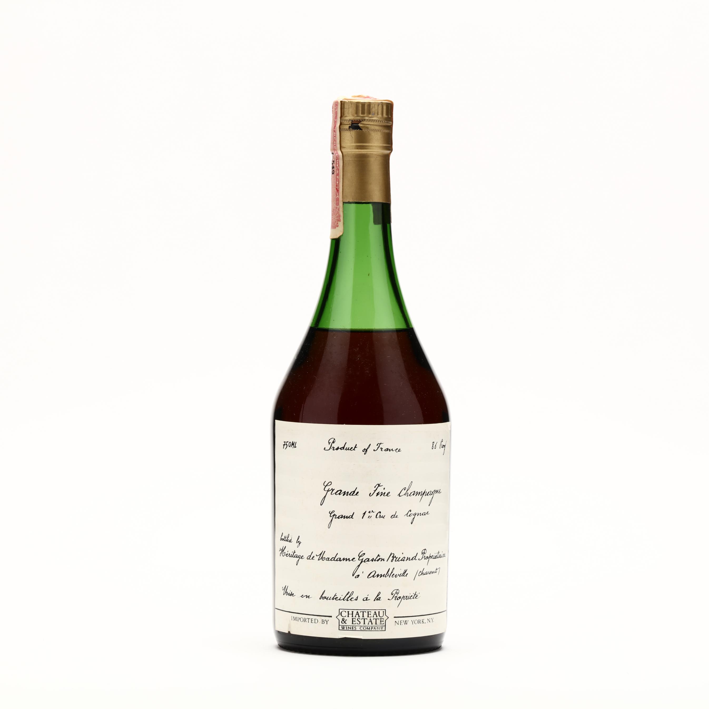 Gaston Briand Cognac (Lot 5160 - Rare SpiritsJun 10, 2022 Gaston Briand Cognac (Lot 5160 - Rare SpiritsJun 10, 2022