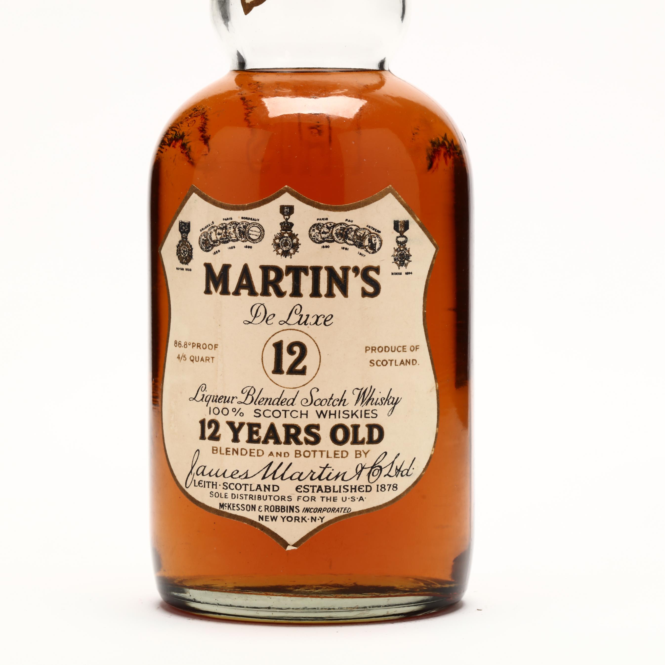 James Martin's De Luxe Scotch Whisky (Lot 5138 - Rare SpiritsJun