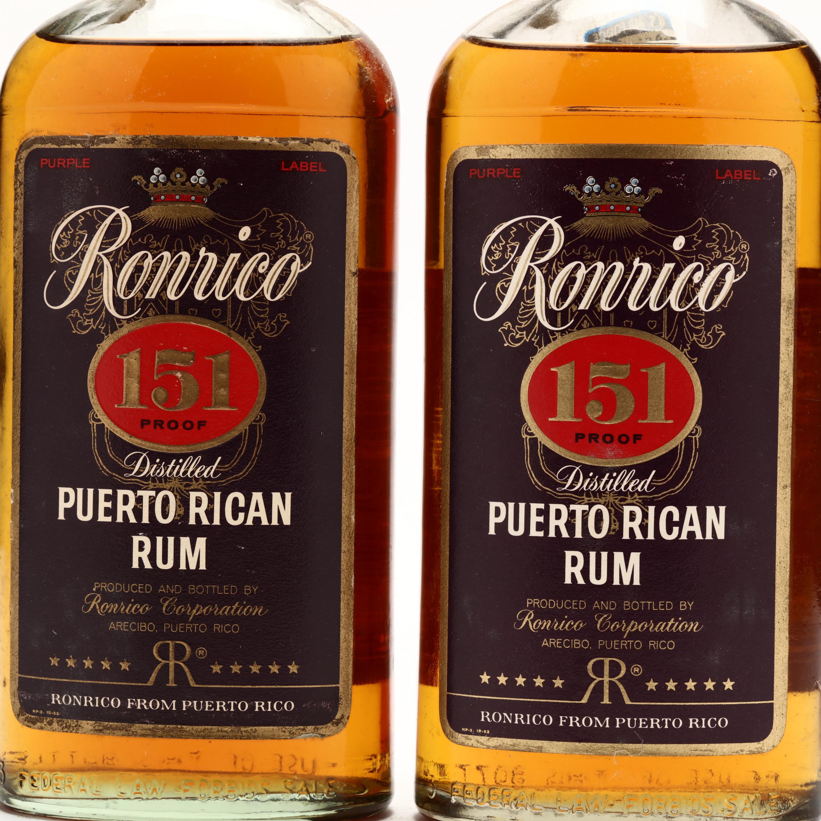 Ronrico Puerto Rican Rum (Lot 5217 - Rare SpiritsJun 10, 2022, 12