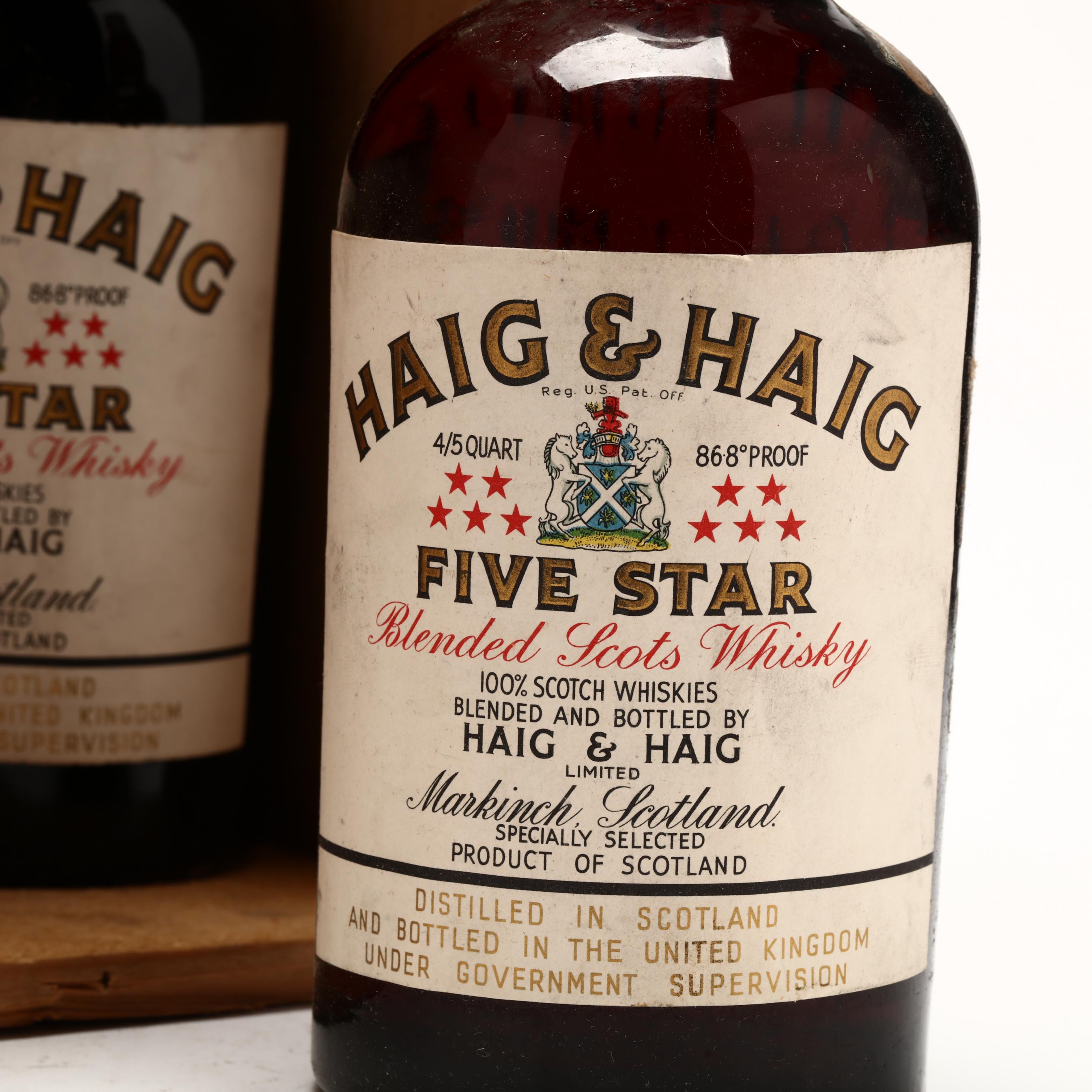 Haig & Haig Five Star Scots Whisky (Lot 5107 - Rare SpiritsJun 10