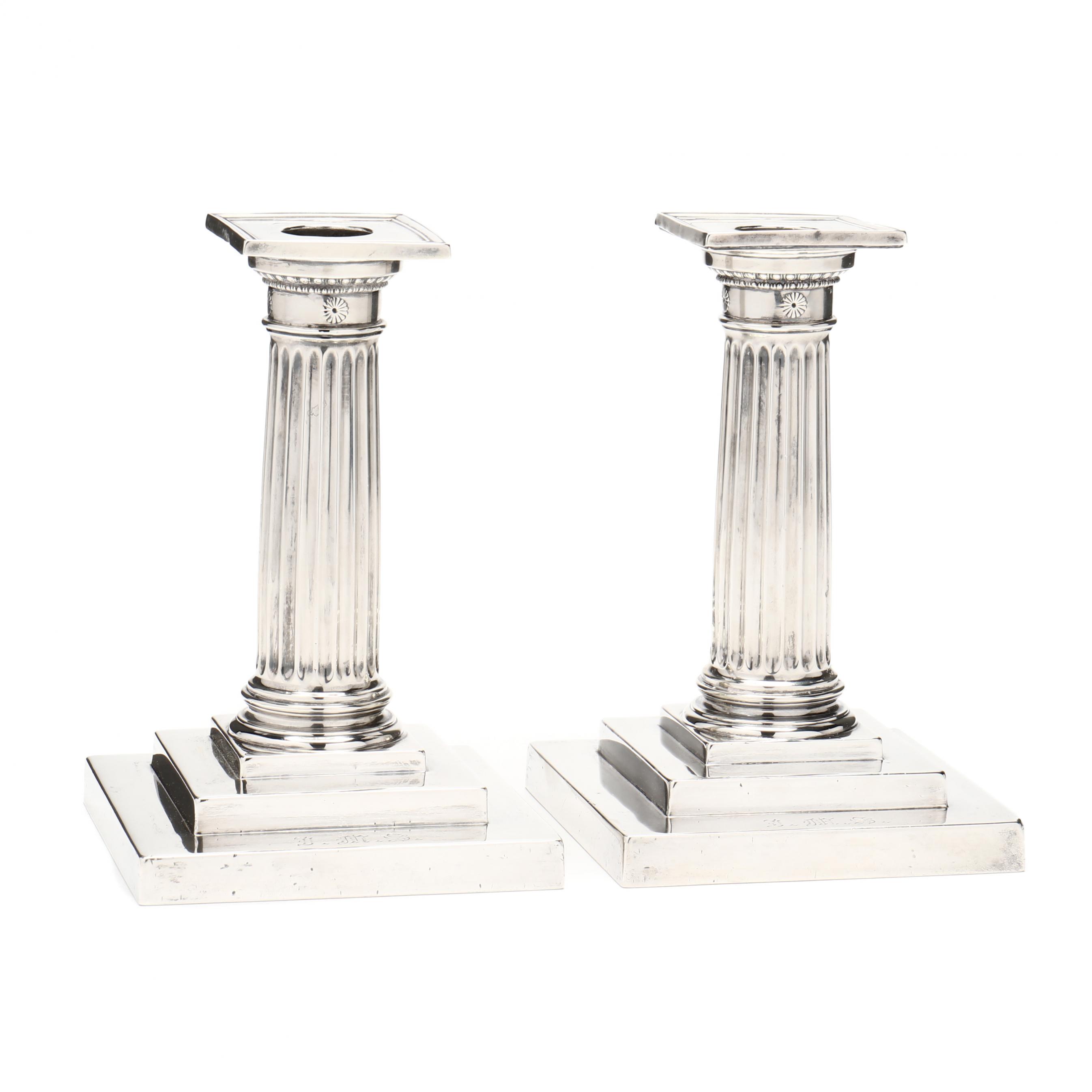 A Pair of Gorham Sterling Silver Candlesticks (Lot 1156 - Estate