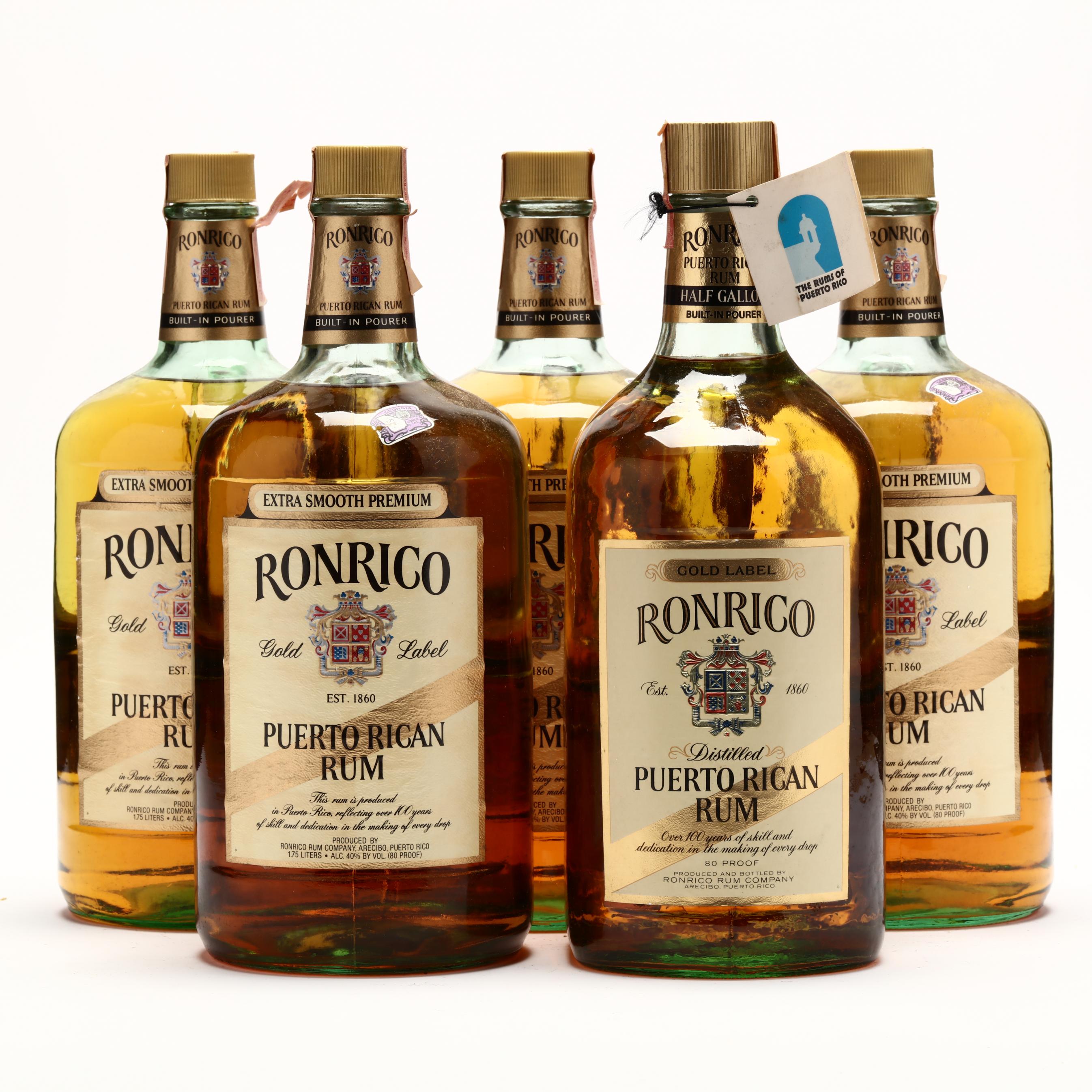 Ronrico Gold Label Puerto Rican Rum (Lot 5221 - Rare SpiritsJun 10