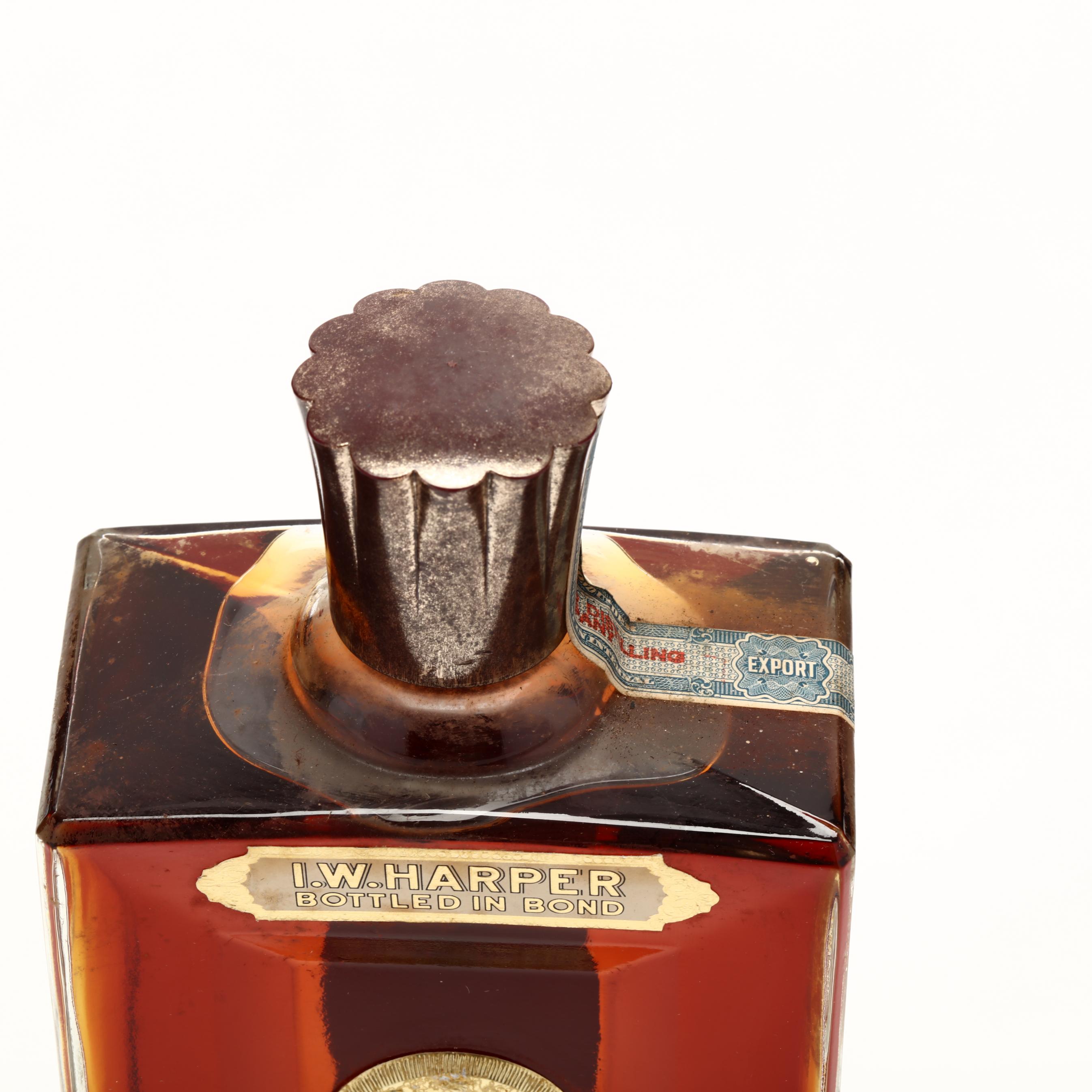 I W Harper 86 Proof Kentucky Straight Bourbon Whiskey Barrel