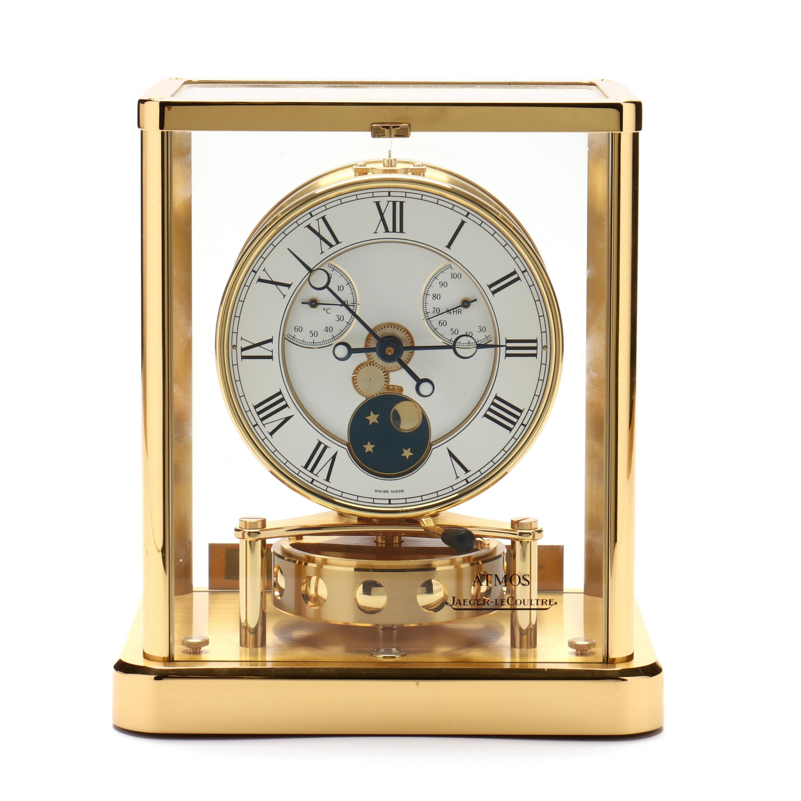 Jaeger-LeCoultre, Atmos Clock With Moon Phase (Lot 1291
