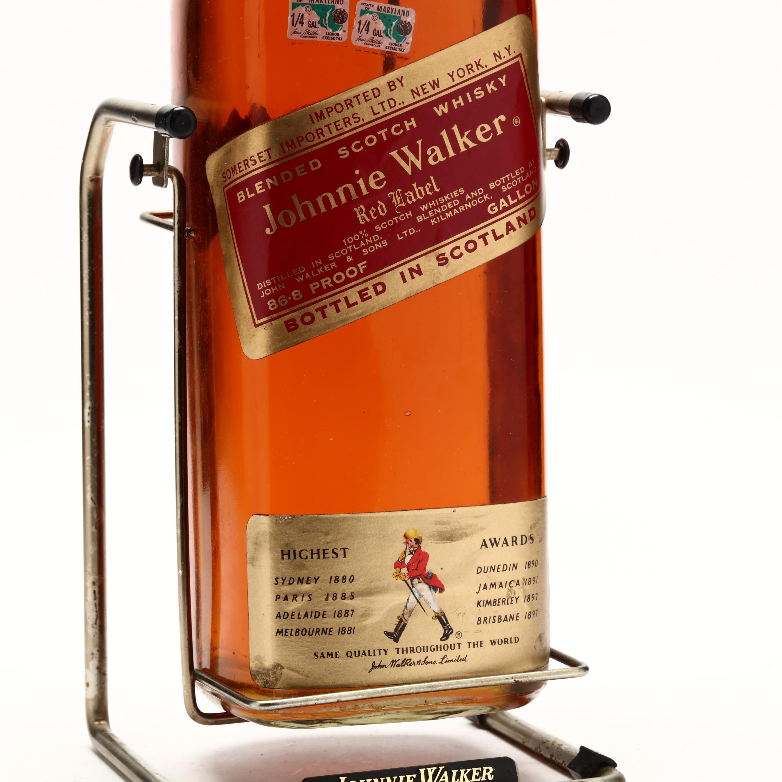 Johnnie Walker Blended Scotch Whisky, Red Label (Lot 5147