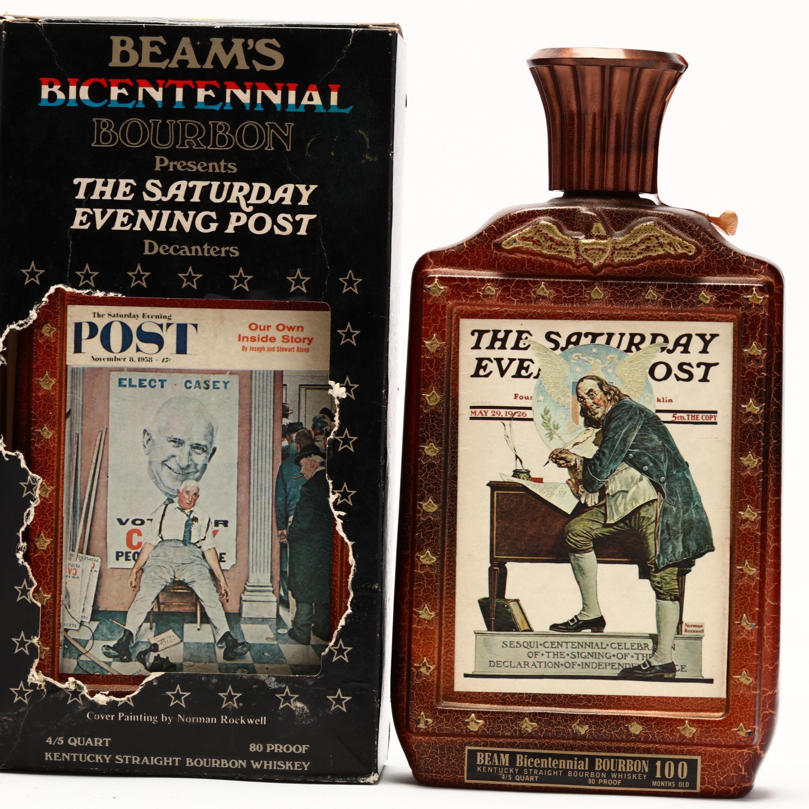 Beam's Bicentennial Saturday Evening Post Decanters (Lot 5314