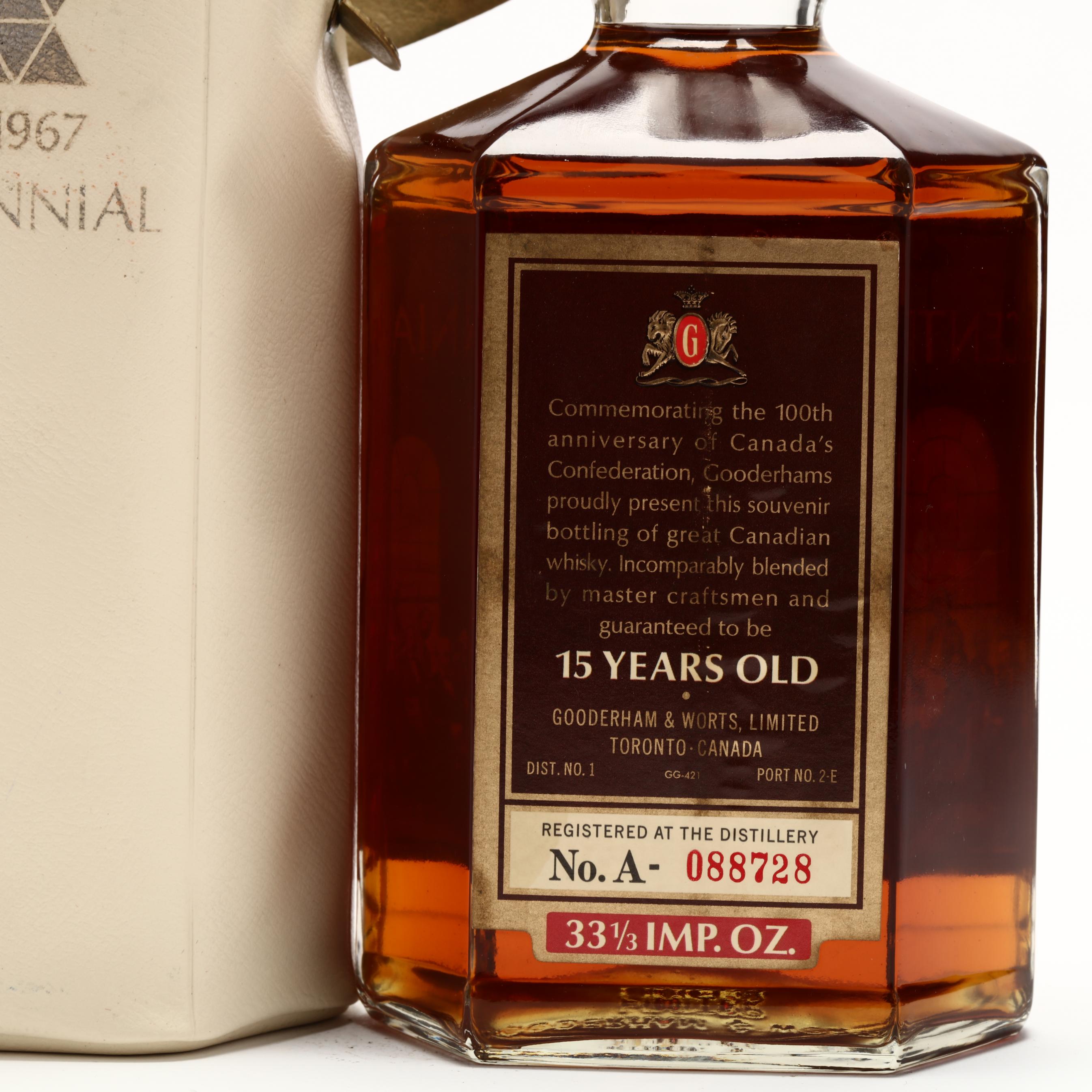 Gooderham & Worts Canadian Whisky (Lot 5254 - Rare SpiritsJun 10 