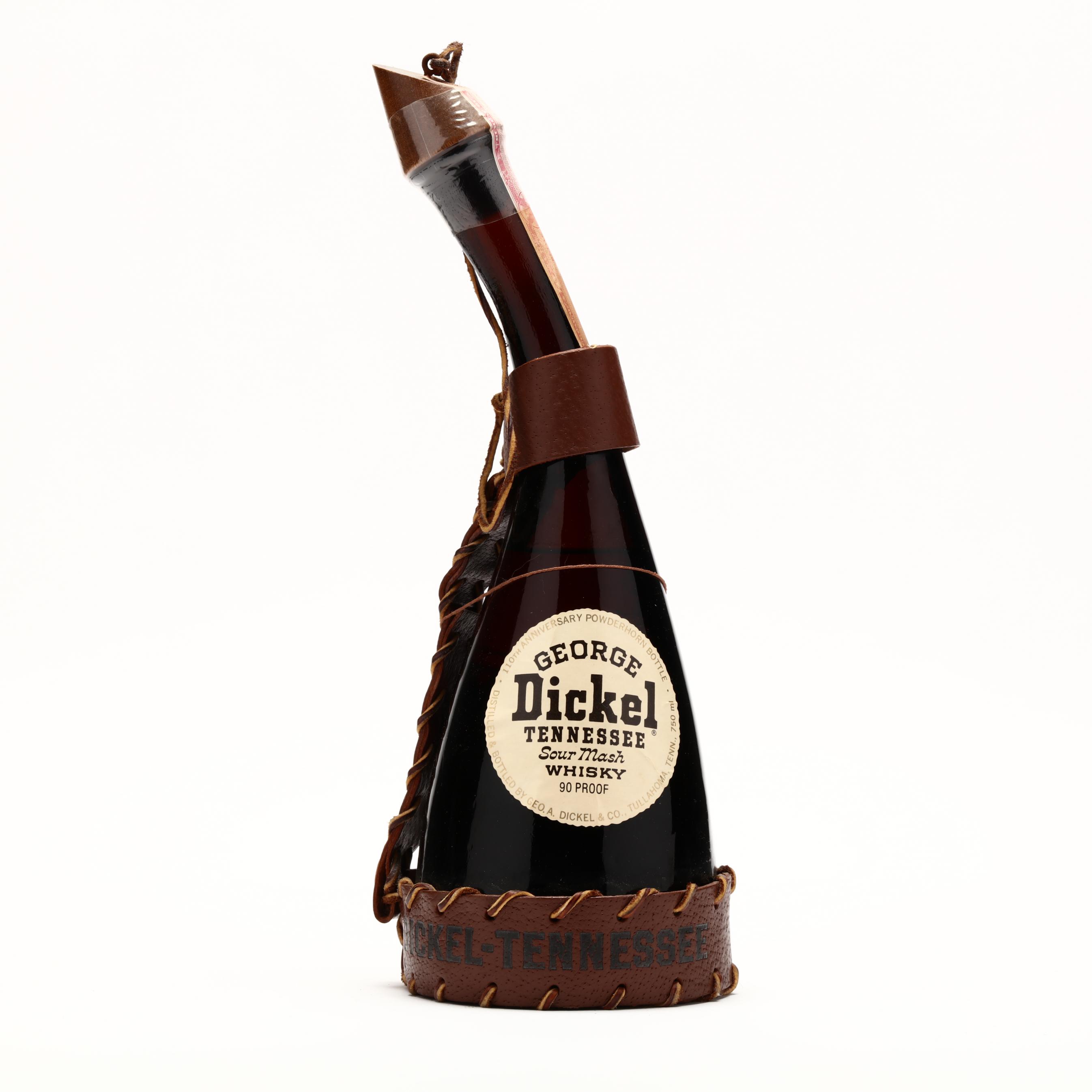 George Dickel Tennessee Sour Mash Powderhorn Bottle (Lot 5280