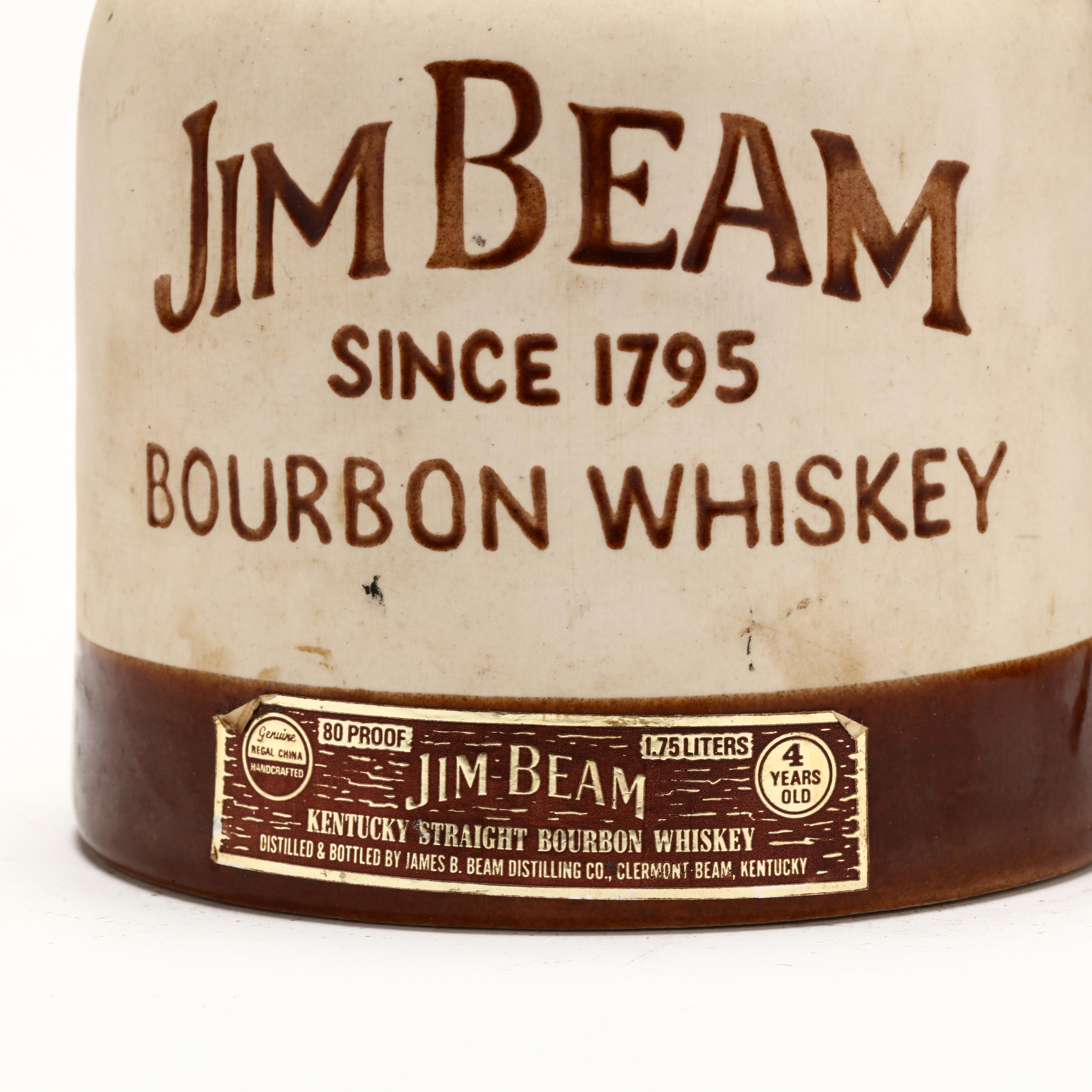 Jim Beam Whiskey in Regal China Jug Decanter (Lot 5309 - Rare 