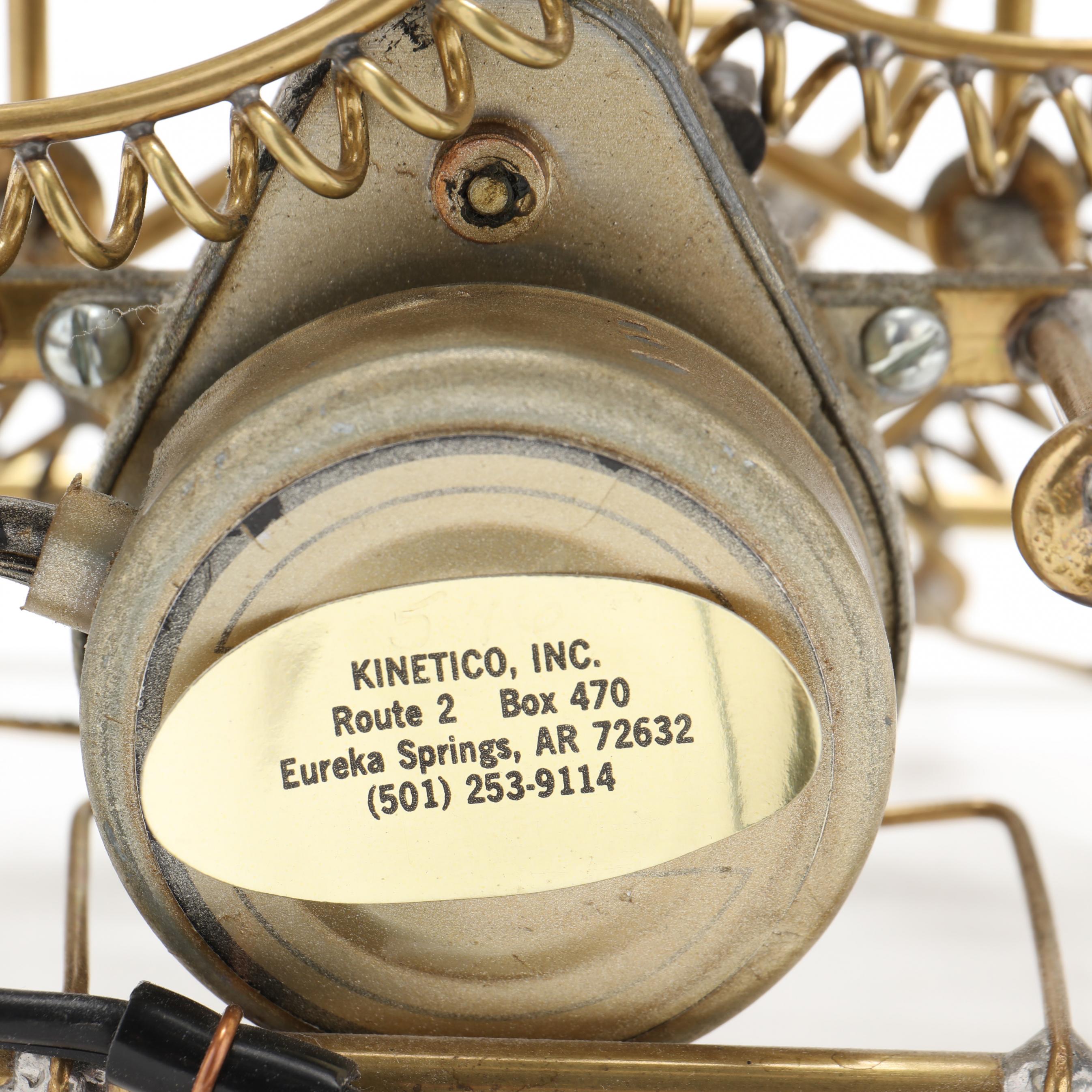 Gordon Bradt, Vintage Kinetico Studios Six Man Desktop Clock (Lot