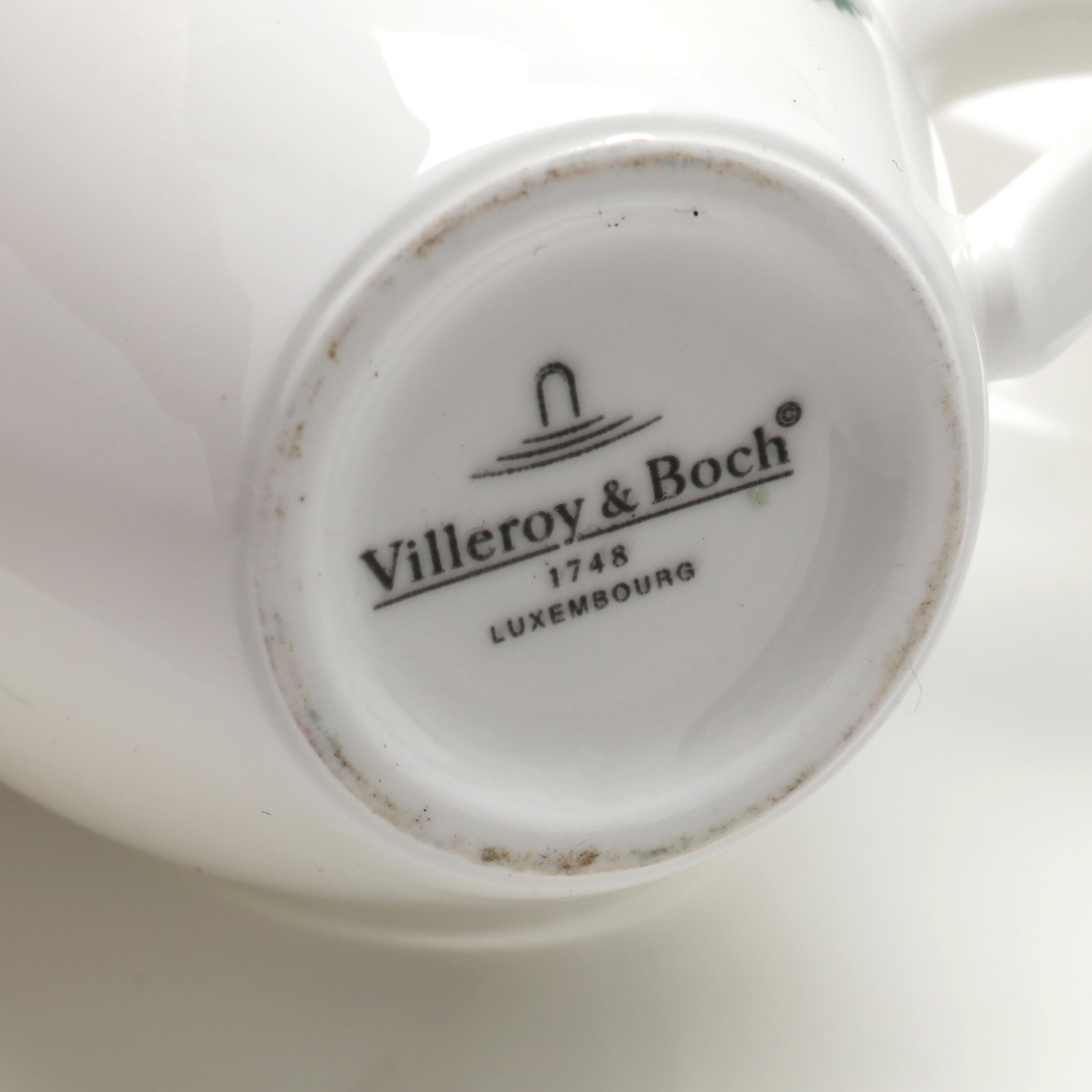 Villeroy & Boch, Partial Set for Six of Wildberries Pattern China