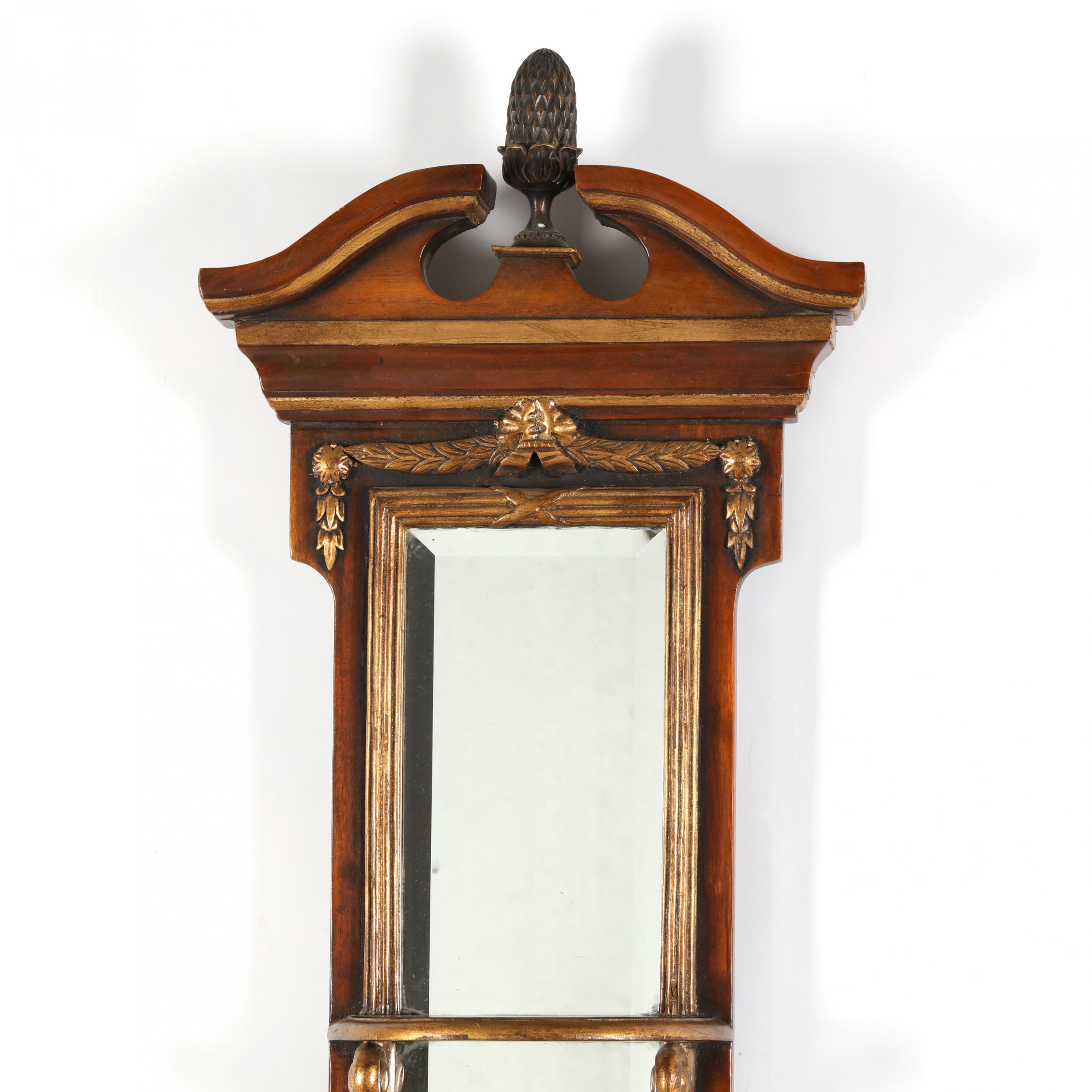 Theodore Alexander, Georgian Style Bracket Shelf Mirror (Lot 227