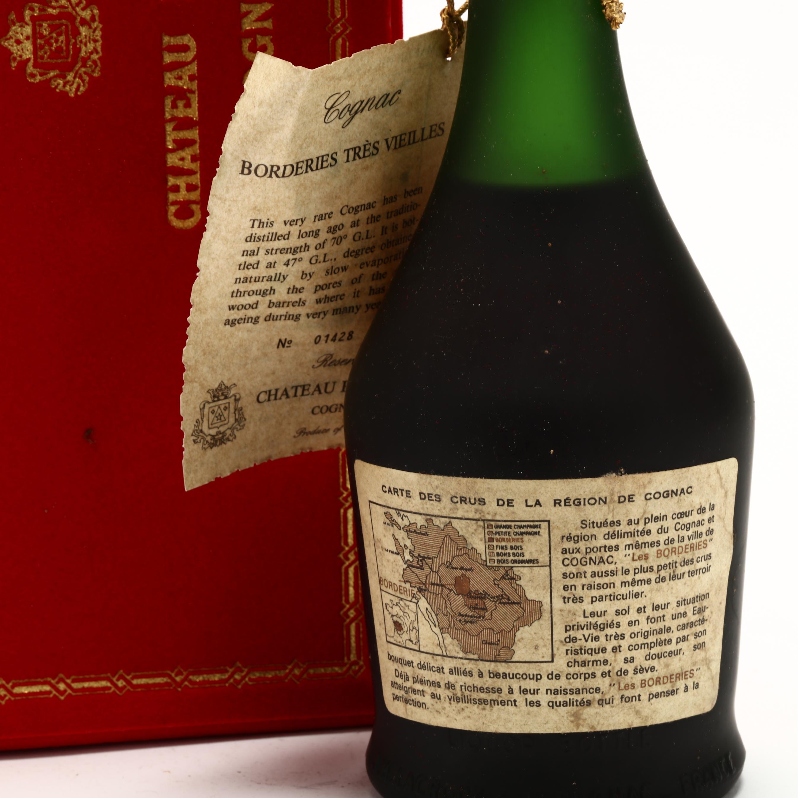 Chateau Paulet Borderies Tres Vieilles Cognac (Lot 7032 - Rare
