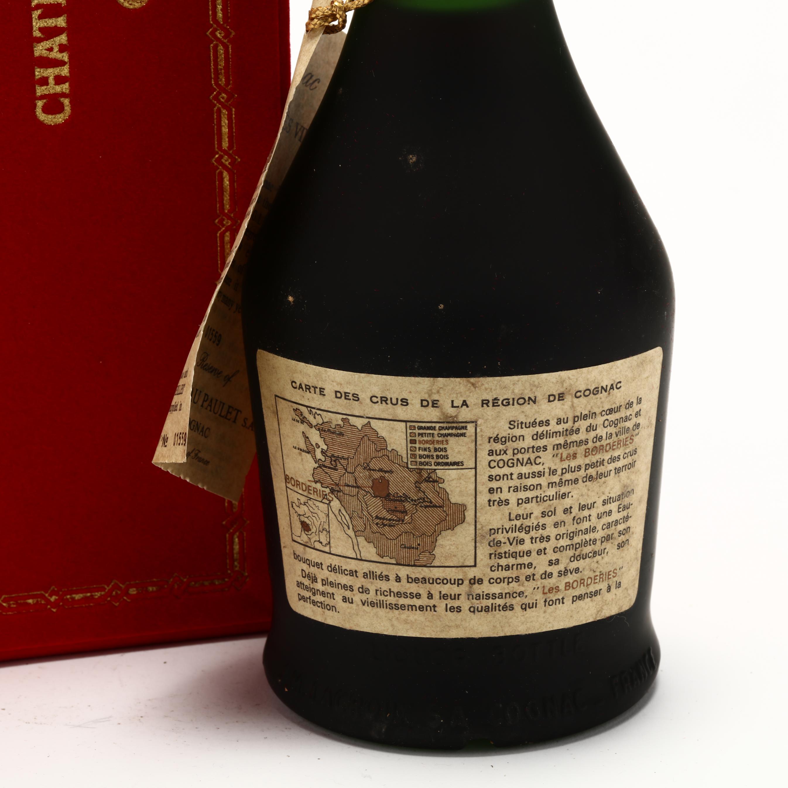 Paulet Chateau Borderies Tres Vieilles - Cognac Cognac, Bonhams du