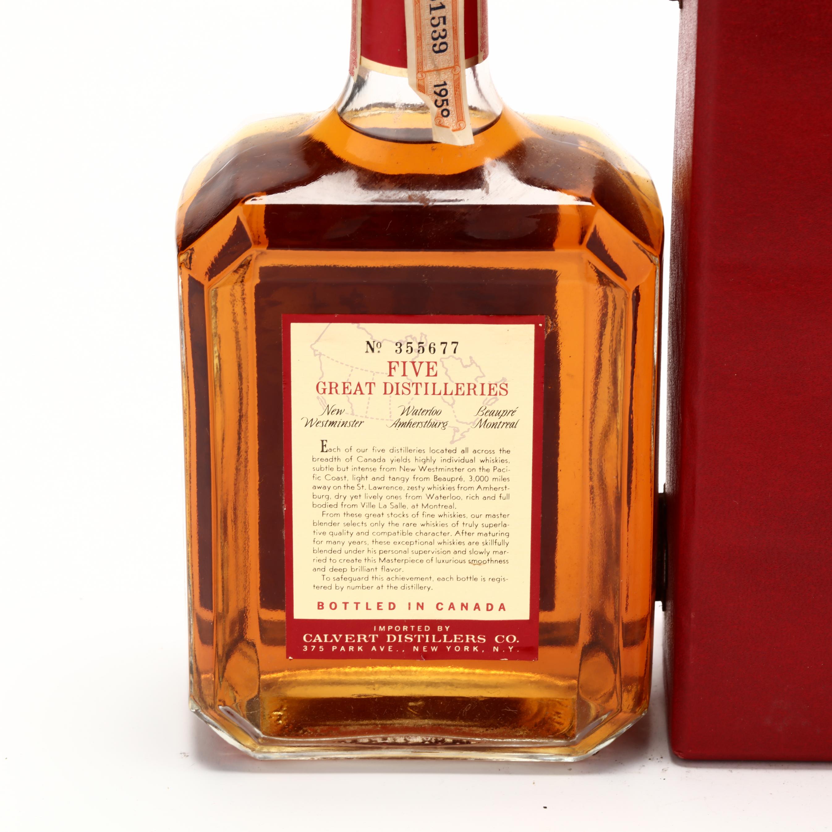 Canadian Masterpiece Whisky (Lot 7176 - Rare SpiritsSep 9, 2022
