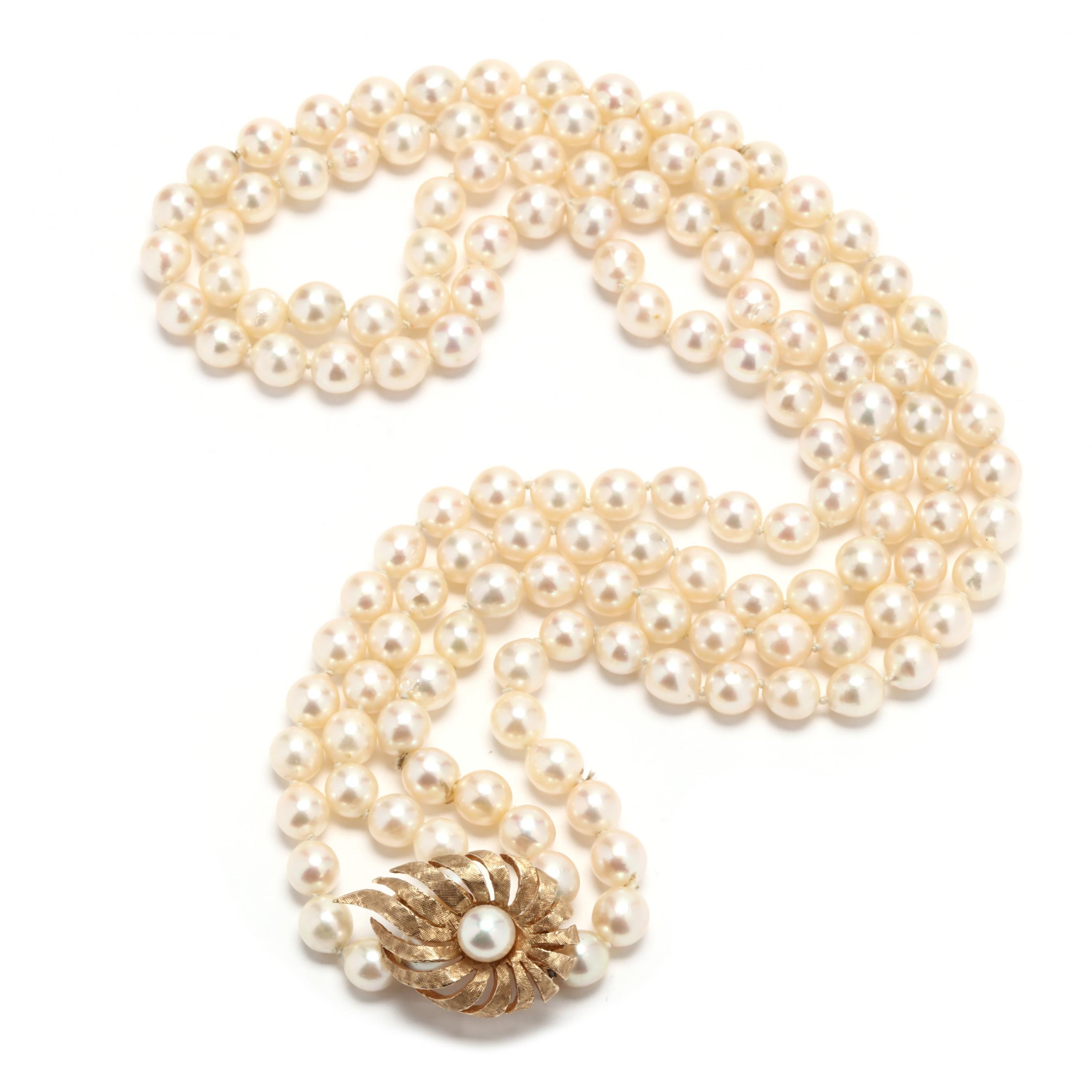 【HURLEY BURLEY】9CT GOLD AND CULTURED PEARL NECKLACE パール 9 Ct Gold And Cultured Pearl Necklace | Hurleyburley