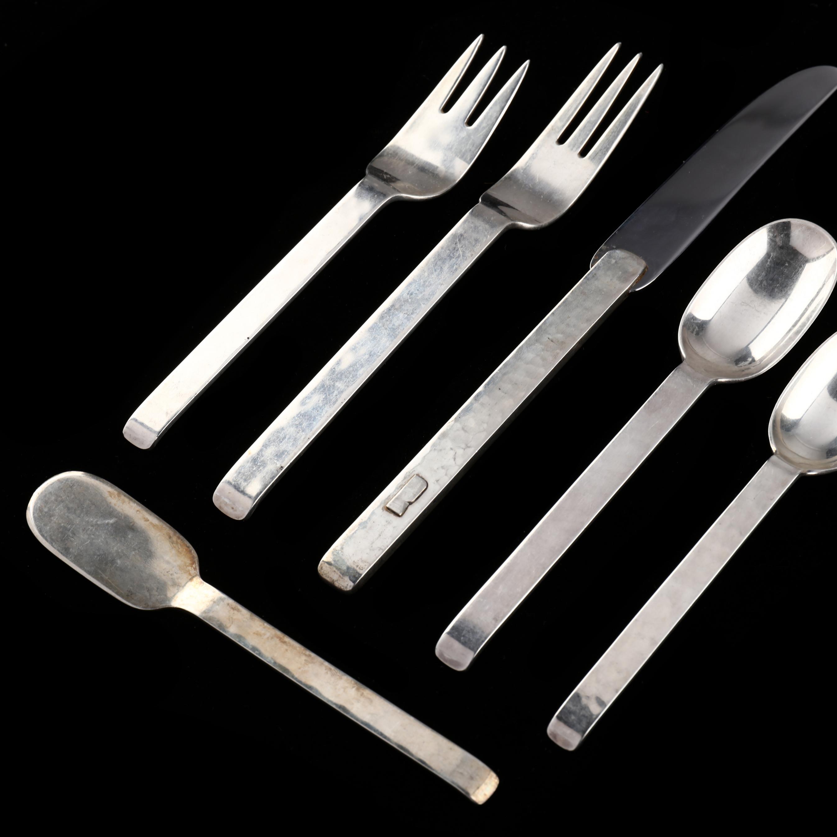 Porter Blanchard (American, 1886-1973), Arts & Crafts Sterling