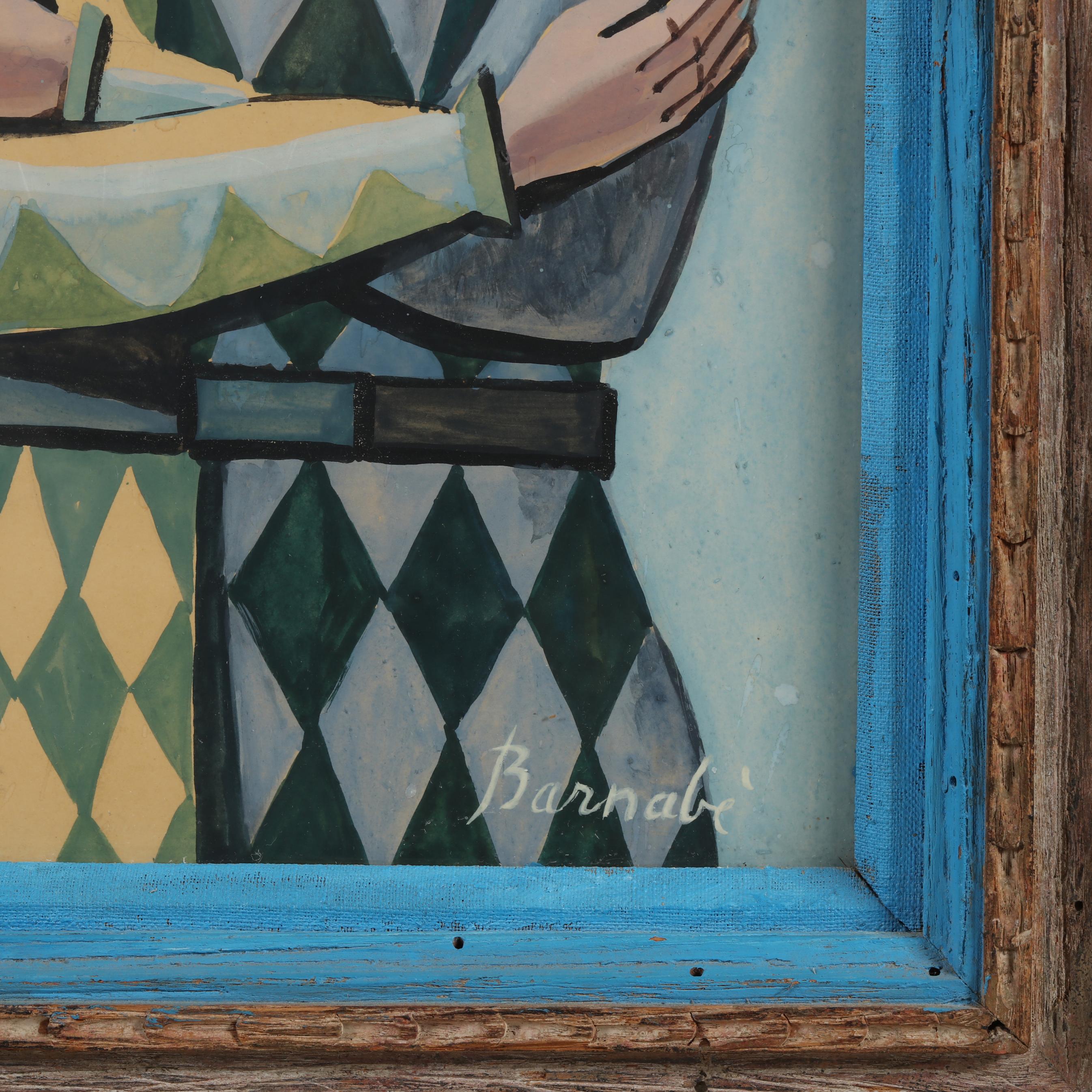 Duilio Barnabè (Dubé) (Italian, 1914-1961), Harlequin (Lot 4278