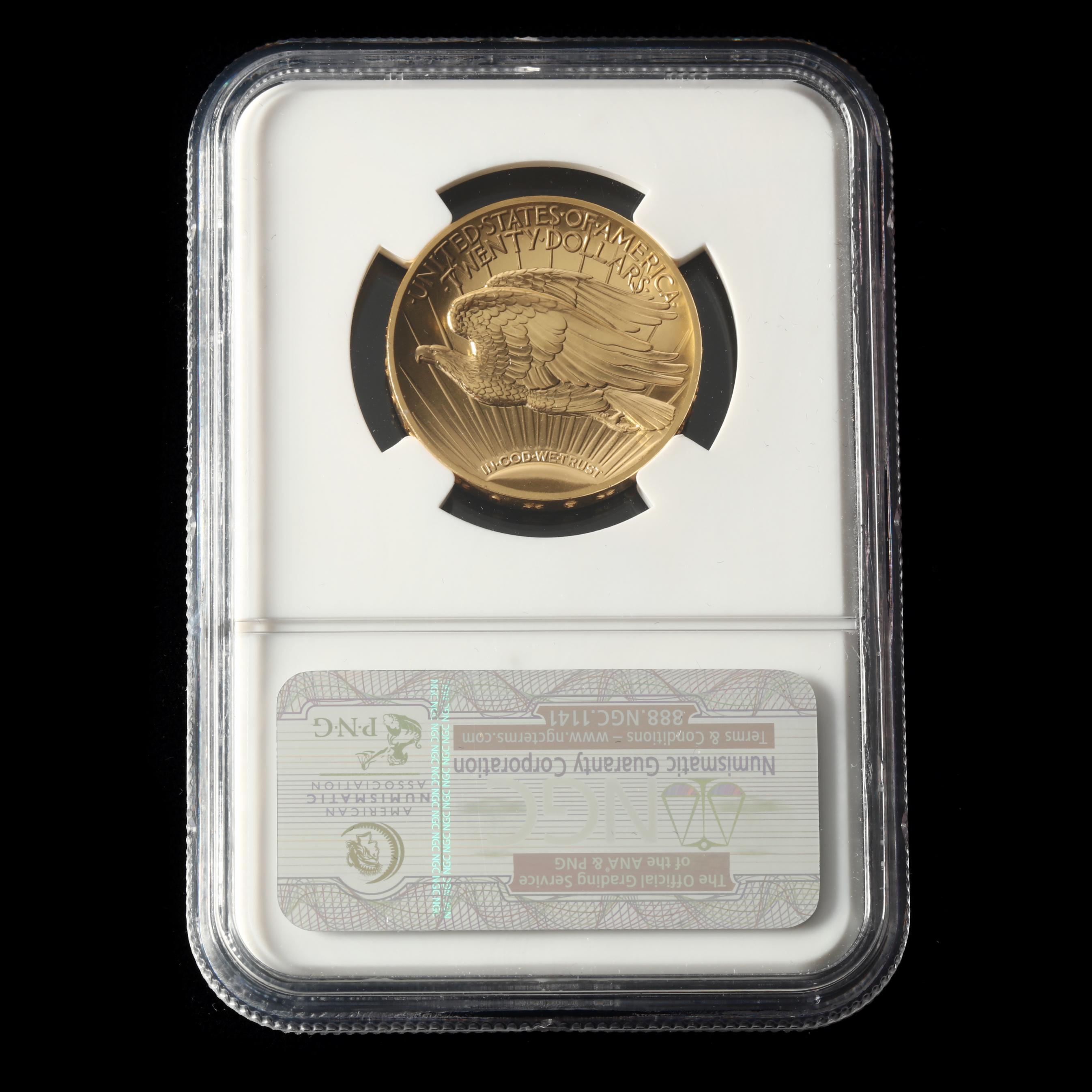 2009 Ultra High Relief Saint-Gaudens $20 Gold Double Eagle, NGC