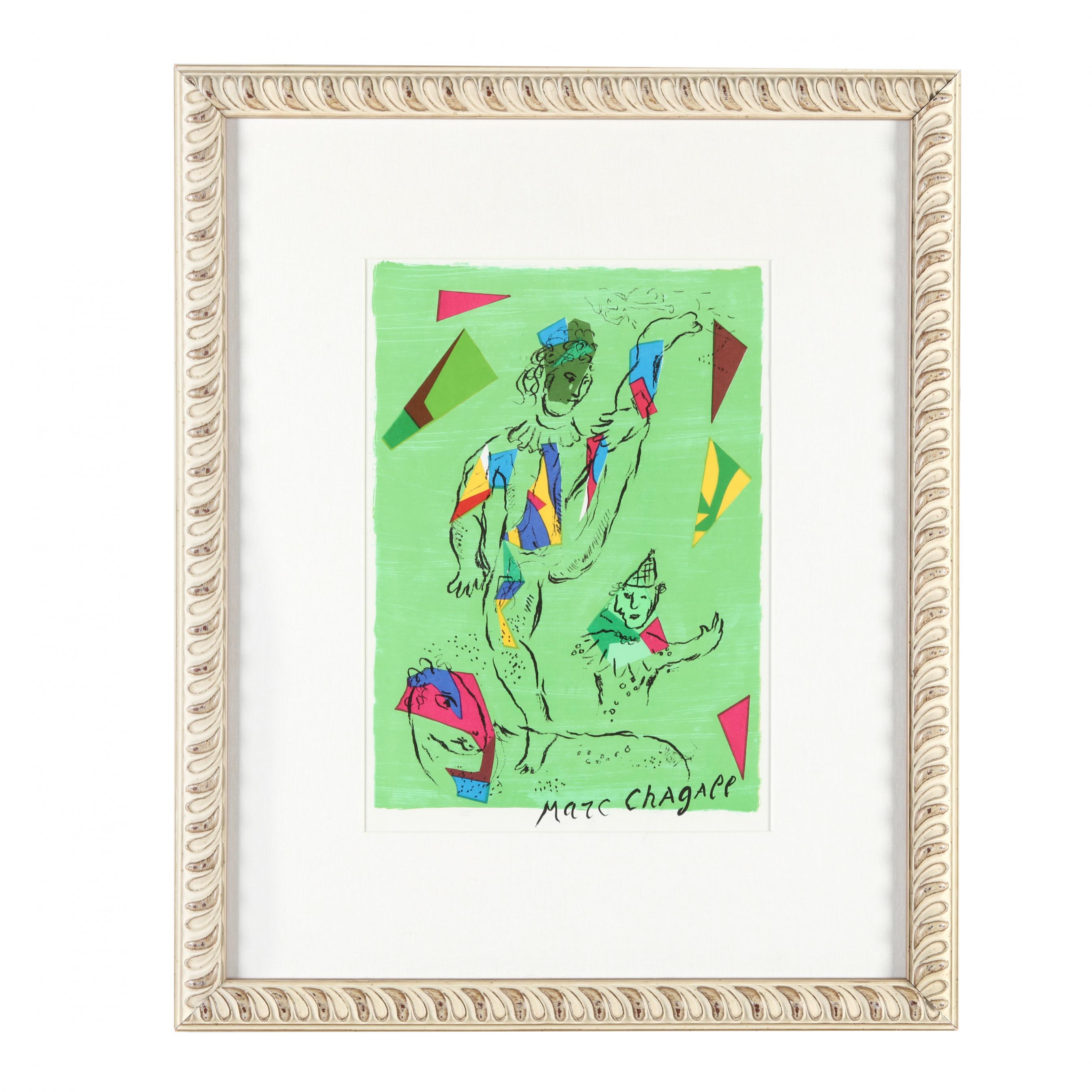 Marc Chagall (French/Russian, 1887–1985), L'Acrobat Vert (The