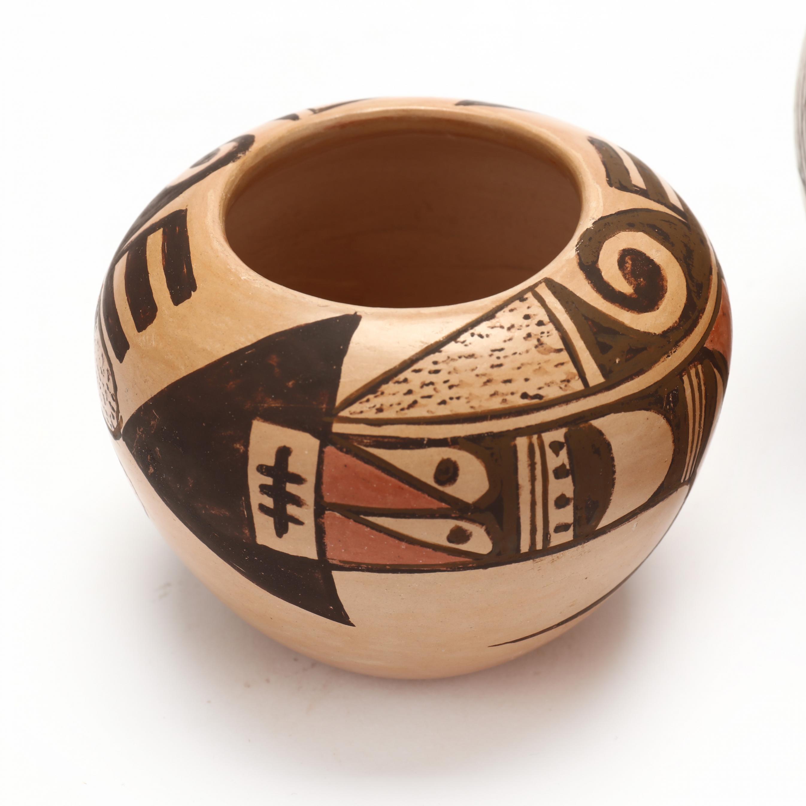 Fannie Nampeyo (Hopi 1900-1987), Polychrome Pottery Jar and