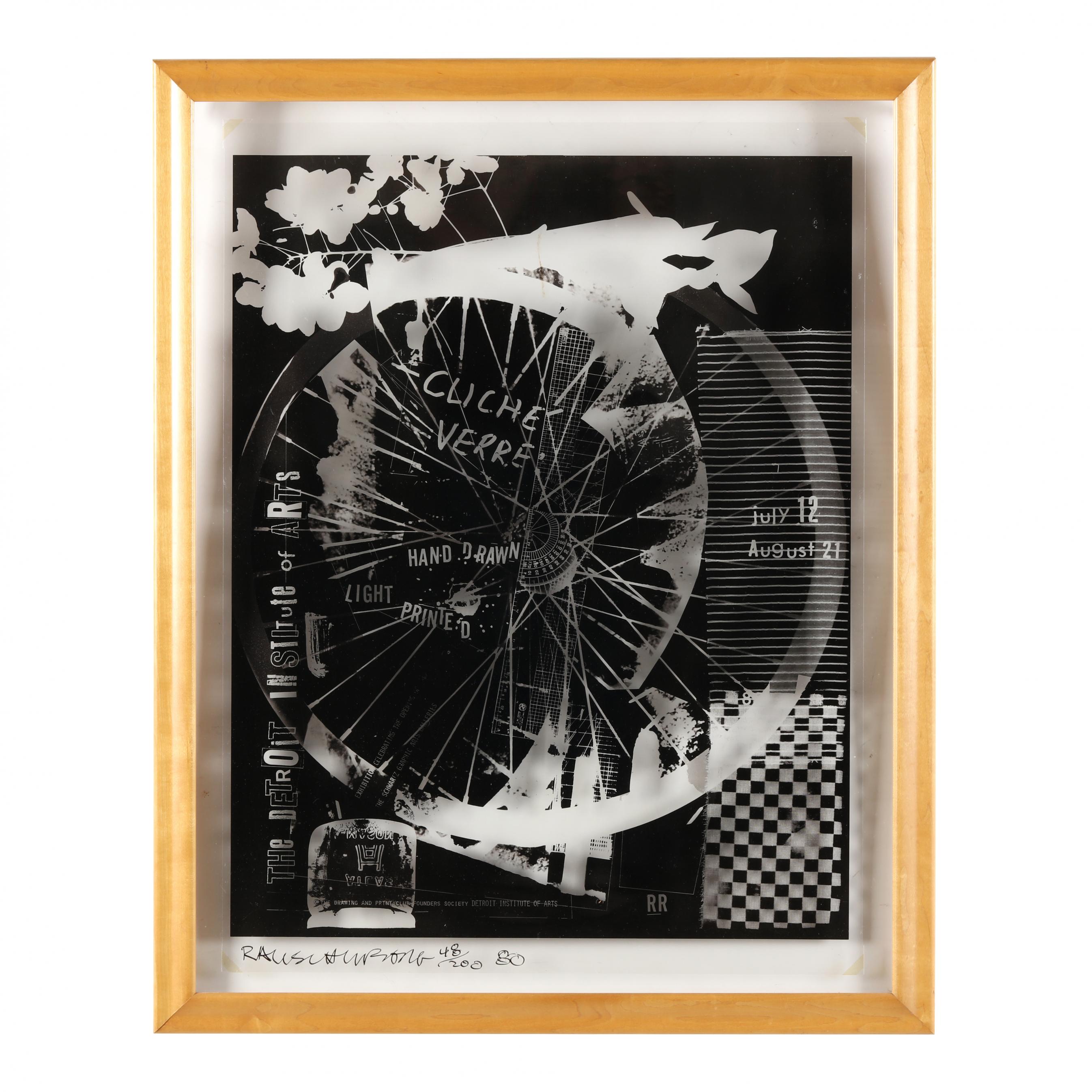 Robert Rauschenberg (American, 1925-2008), Cliché Verre (Lot Robert Rauschenberg (American, 1925-2008), Cliché Verre (Lot