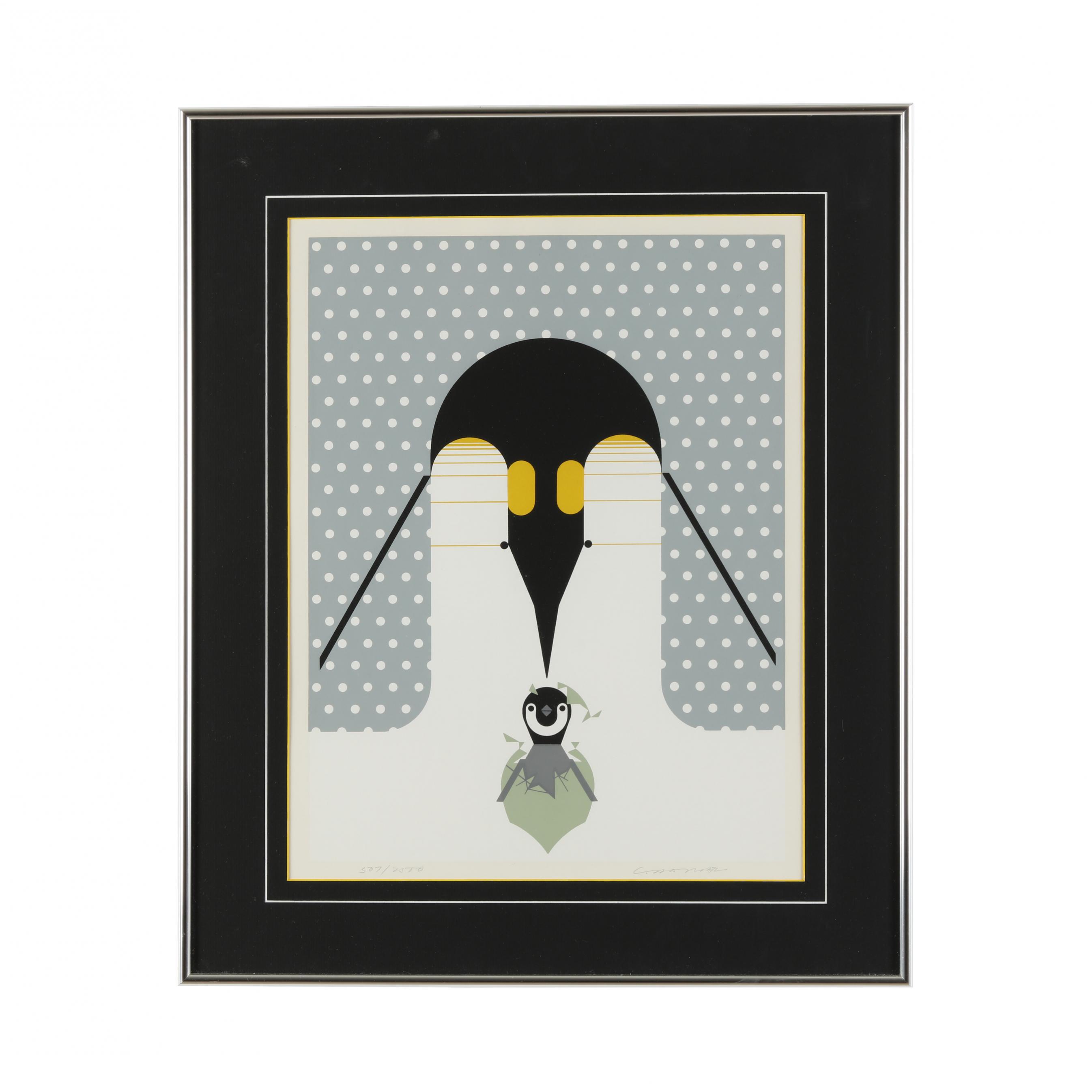 Charley Harper (American, 1922-2007), Brrrthday (Lot 4232