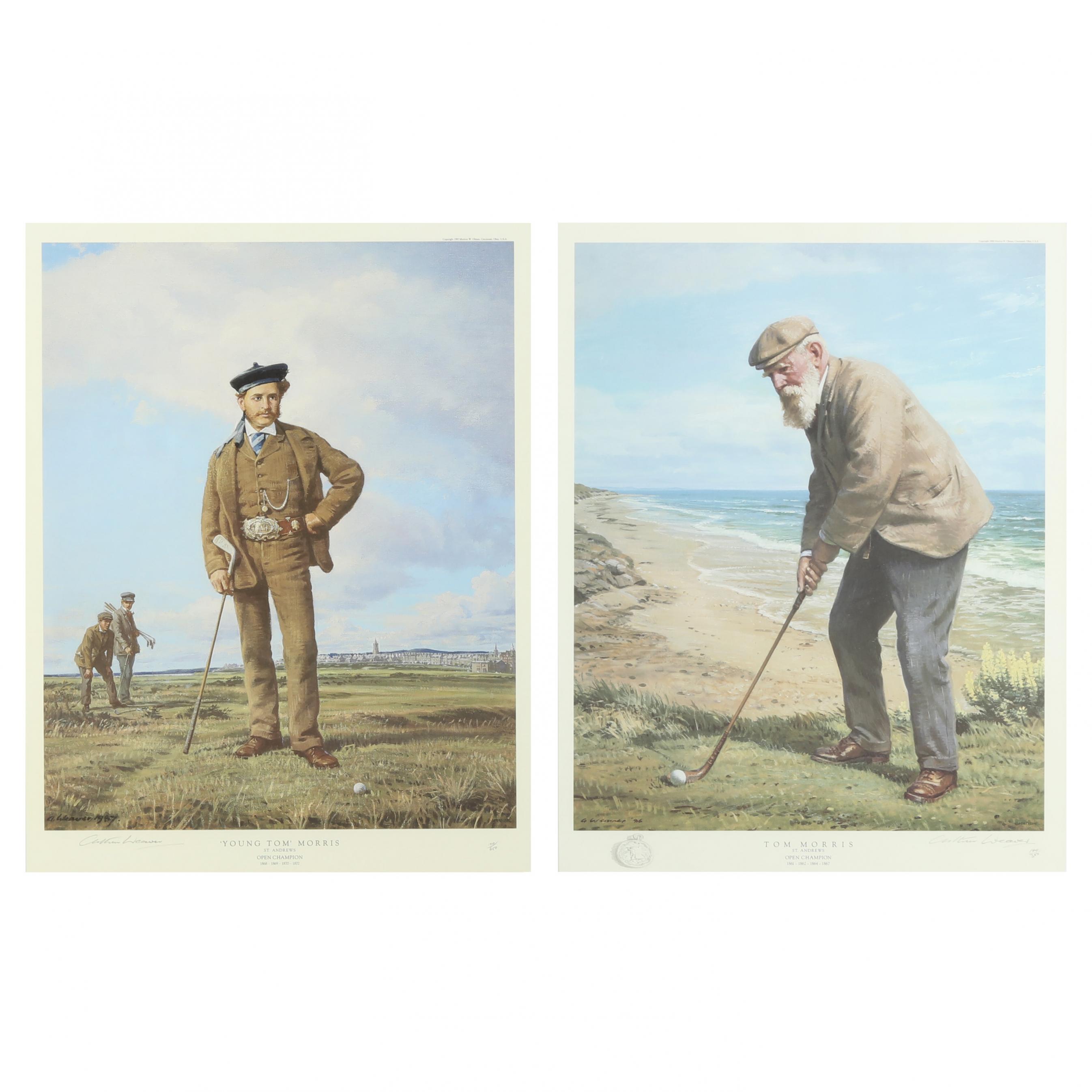 Young and Old Tom Morris at St Andrews Open Championship (Lot 3348
