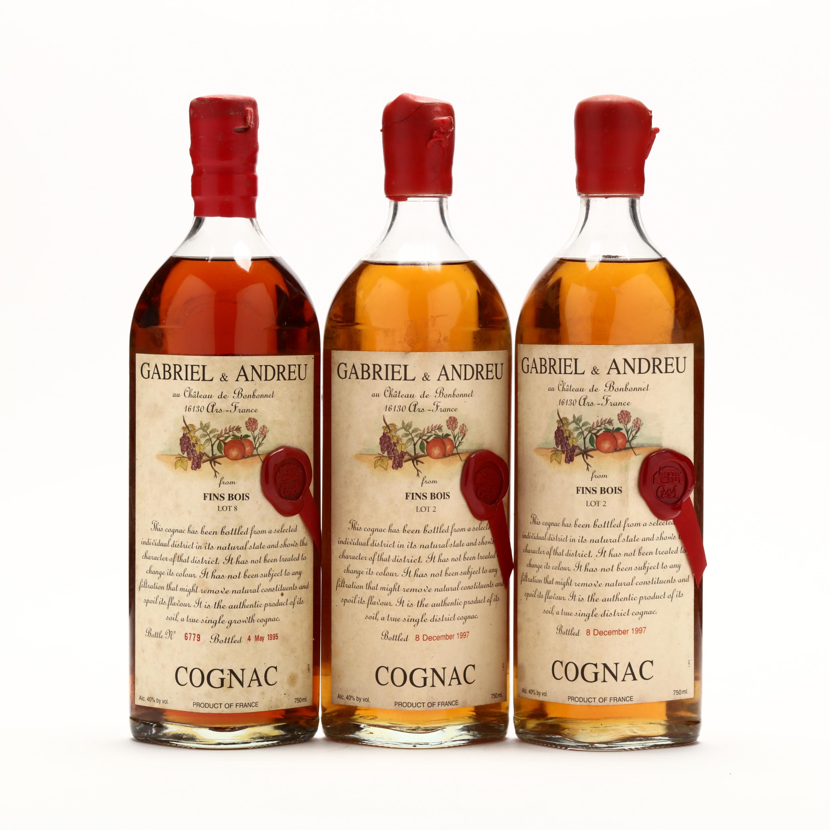 Gabriel & Andreu Cognac (Lot 9116 - Rare SpiritsDec 2, 2022, 12:00pm)
