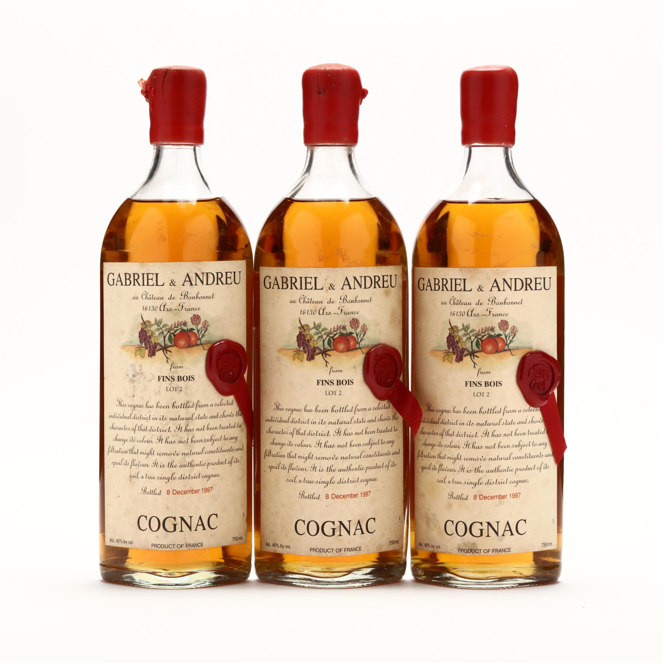 Gabriel & Andreu Cognac (Lot 9117 - Rare SpiritsDec 2, 2022, 12:00pm)