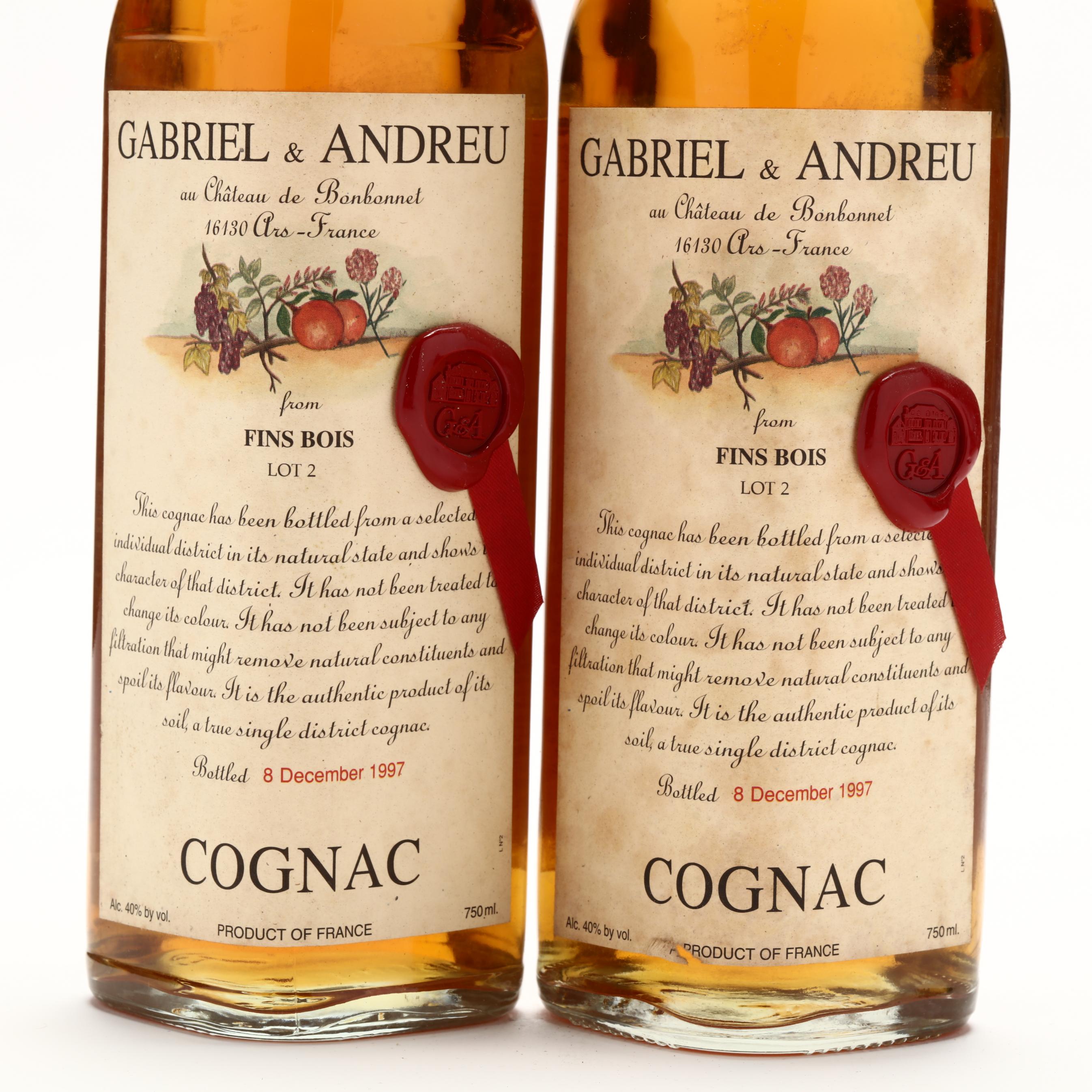 Gabriel & Andreu Cognac (Lot 9115 - Rare SpiritsDec 2, 2022, 12:00pm)