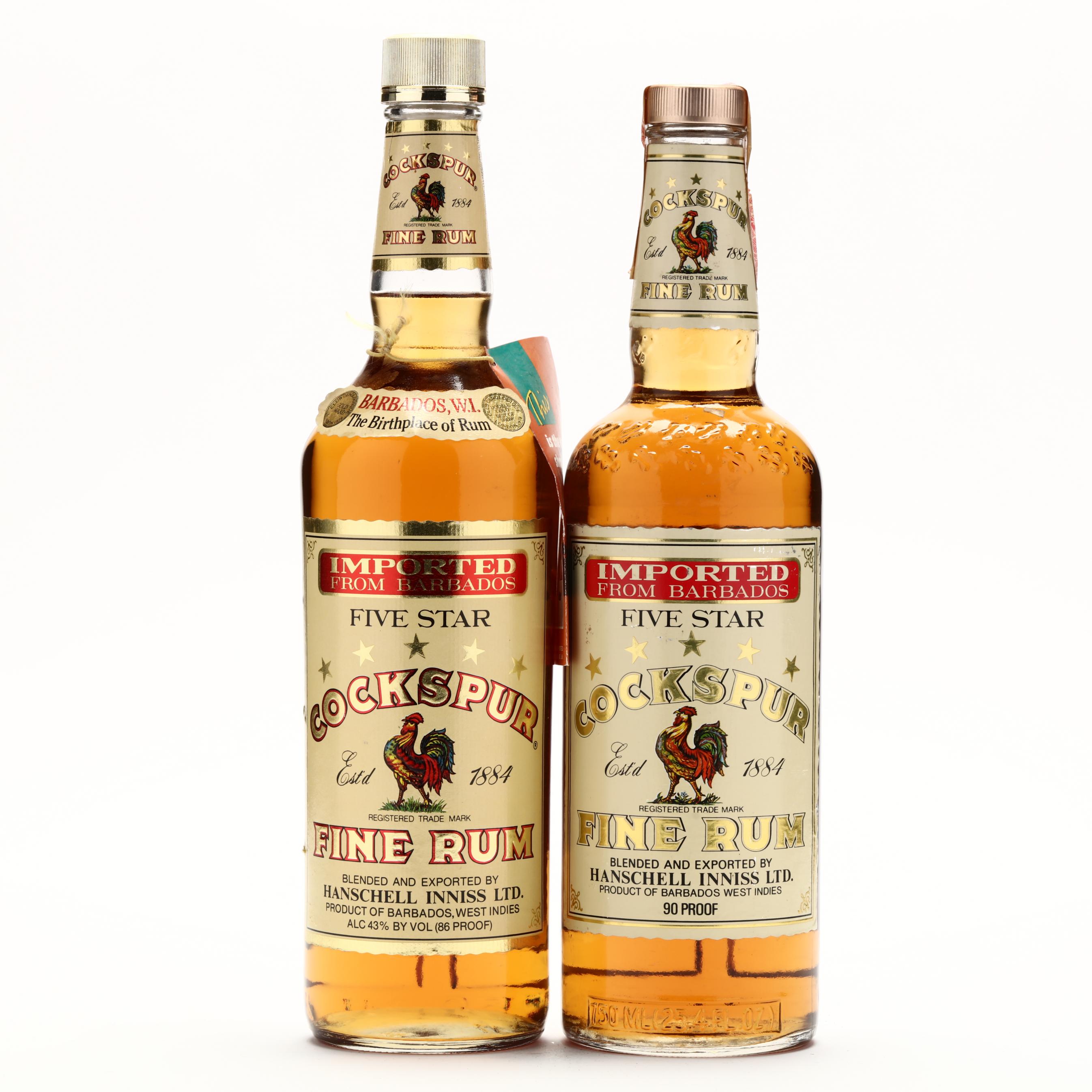 Cockspur Fine Rum (Lot 9108 - Rare SpiritsDec 2, 2022, 12:00pm)