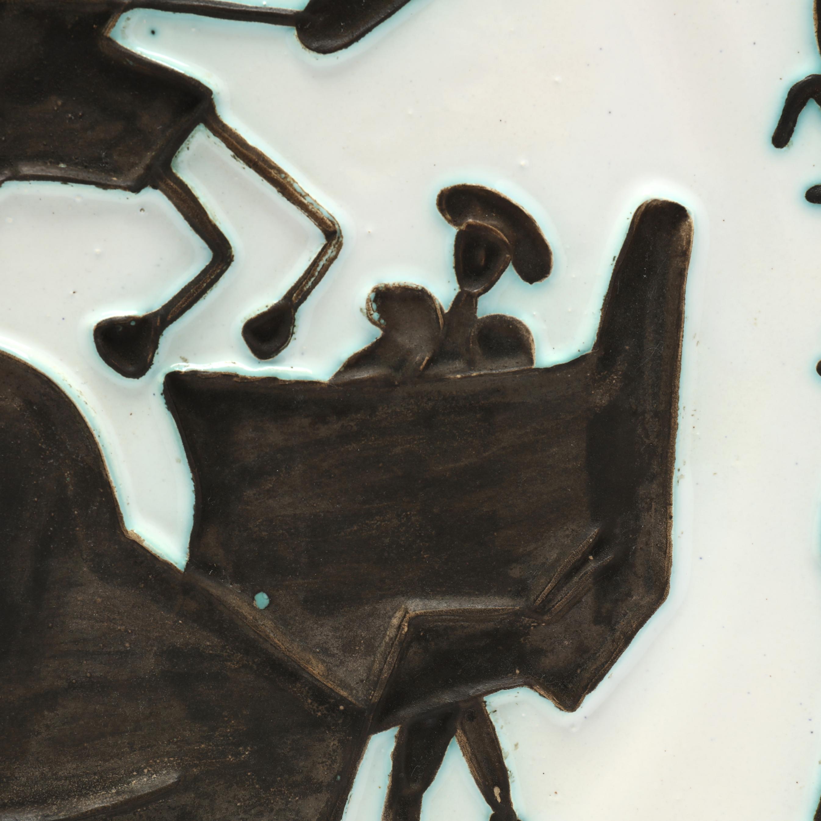 Chapado en Laton 　シルバ　Palladium Picaso Rare Picasso silver platters among items at New Mexico art show