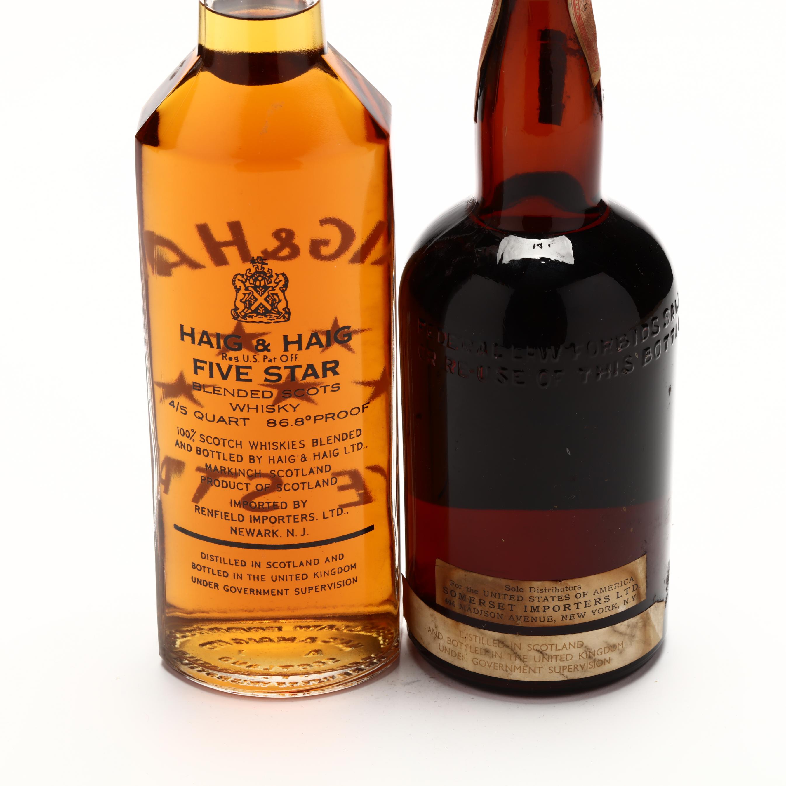 Haig & Haig Five Star Scots Whisky (Lot 9205 - Rare SpiritsDec 2
