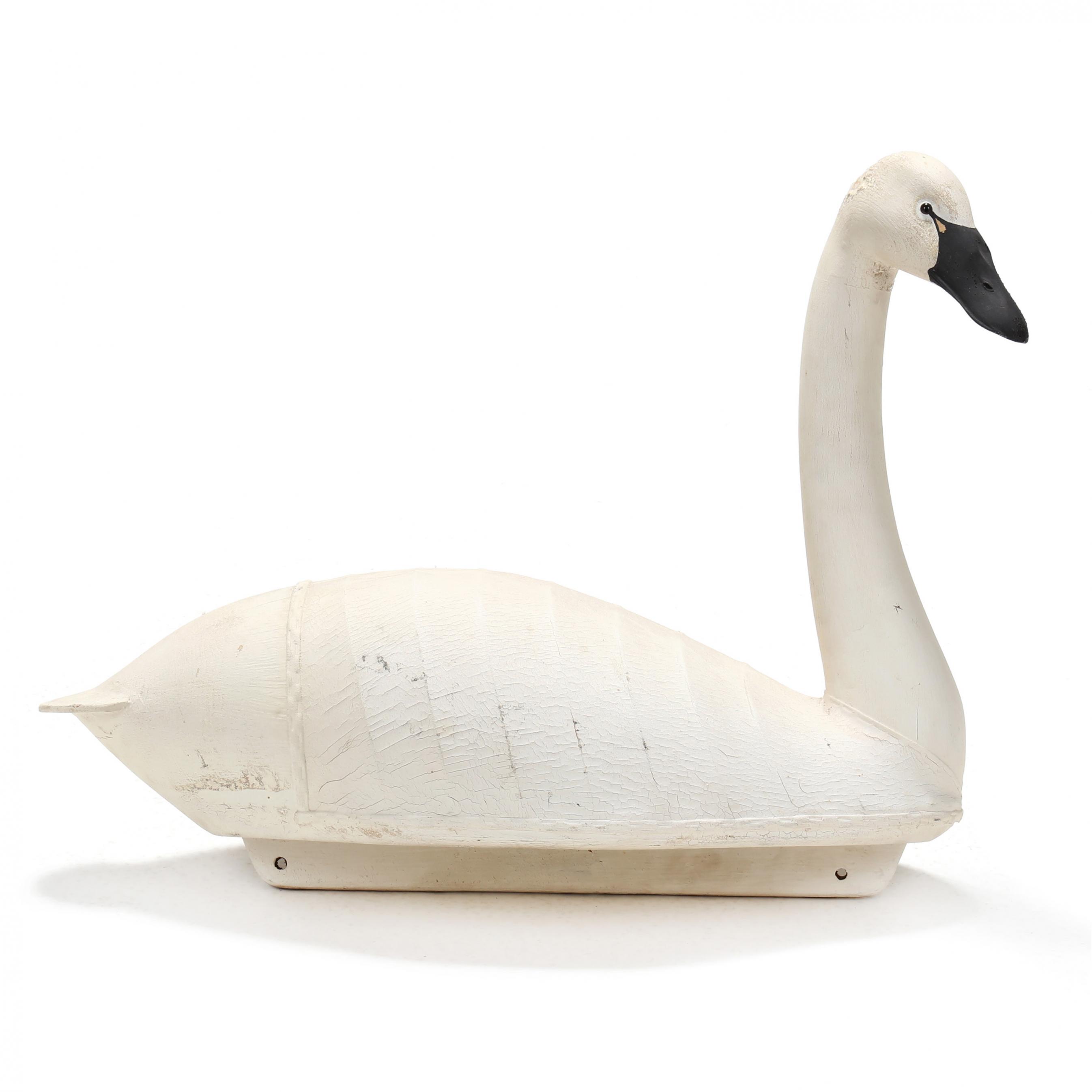 OHGA SWAN ホワイト George Crosson (VA, b. 1955), Swan (Lot 3173 - Spring Sporting Art