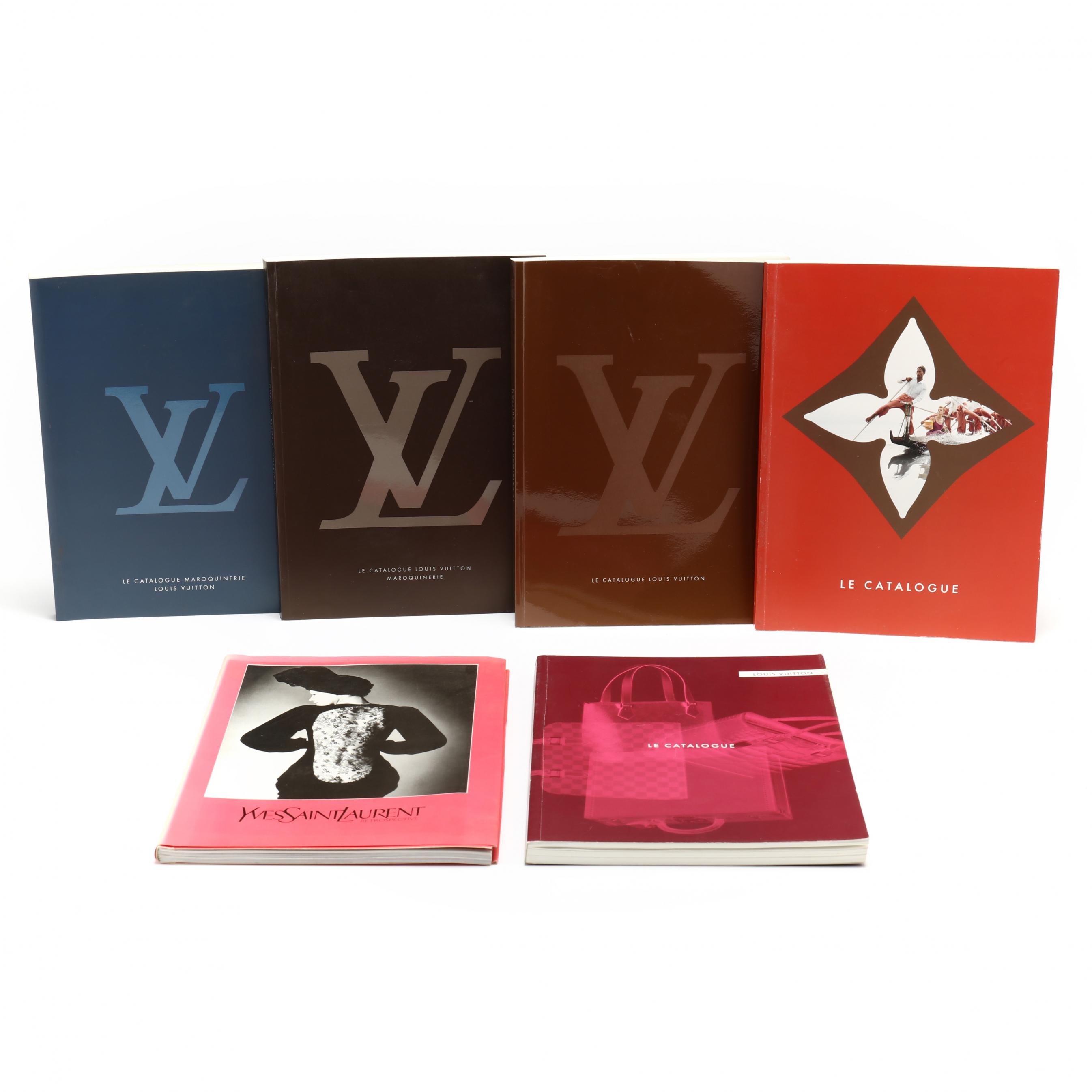 Five Louis Vuitton Catalogues and an Yves Saint Laurent