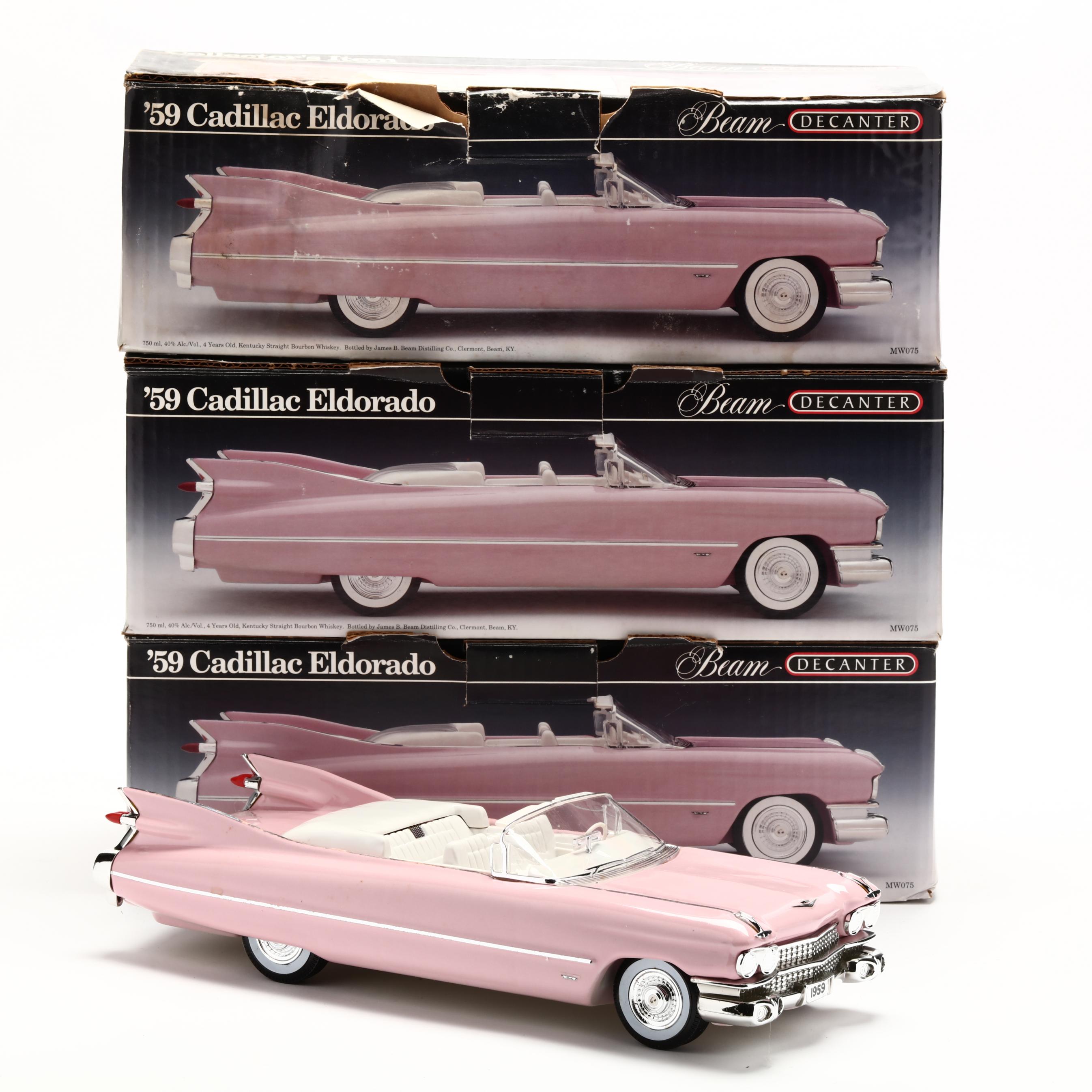 Beam Bourbon Whiskey in 1959 Cadillac Eldorado Decanters (Lot 9323
