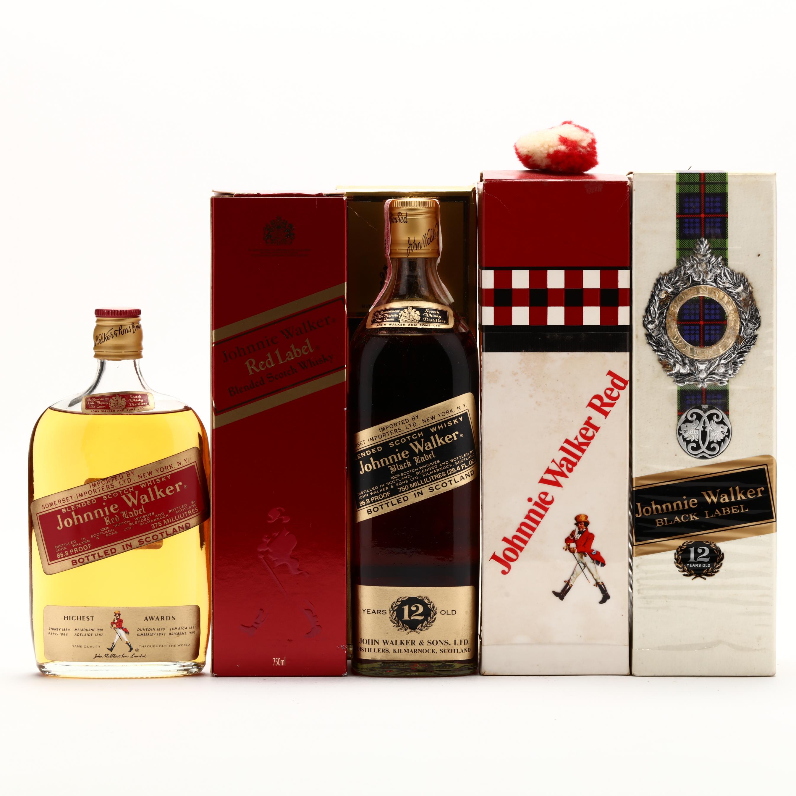 Johnnie Walker Blended Scotch Whisky (Lot 9182 - Rare SpiritsDec 2