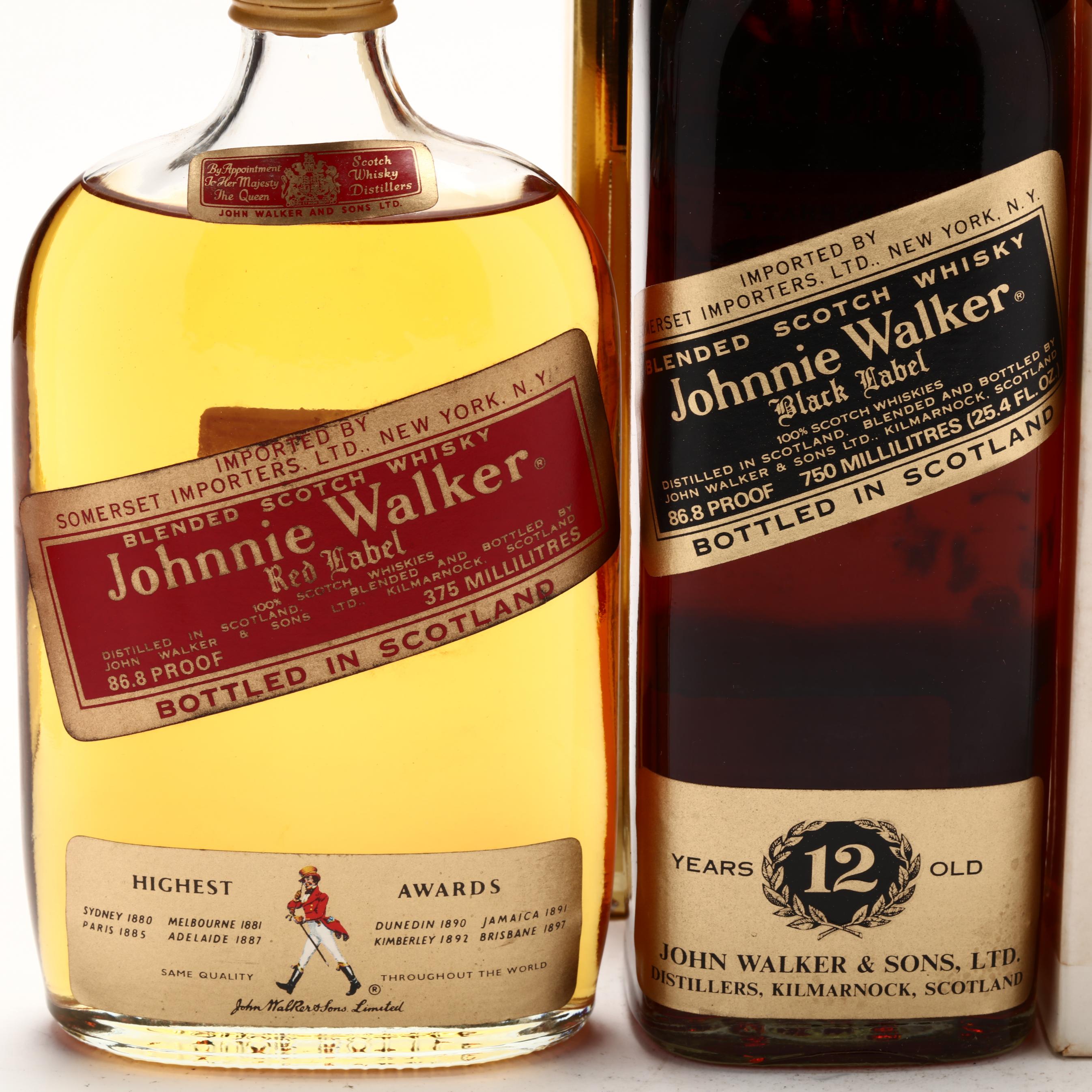 Johnnie Walker Blended Scotch Whisky (Lot 9182 - Rare SpiritsDec 2