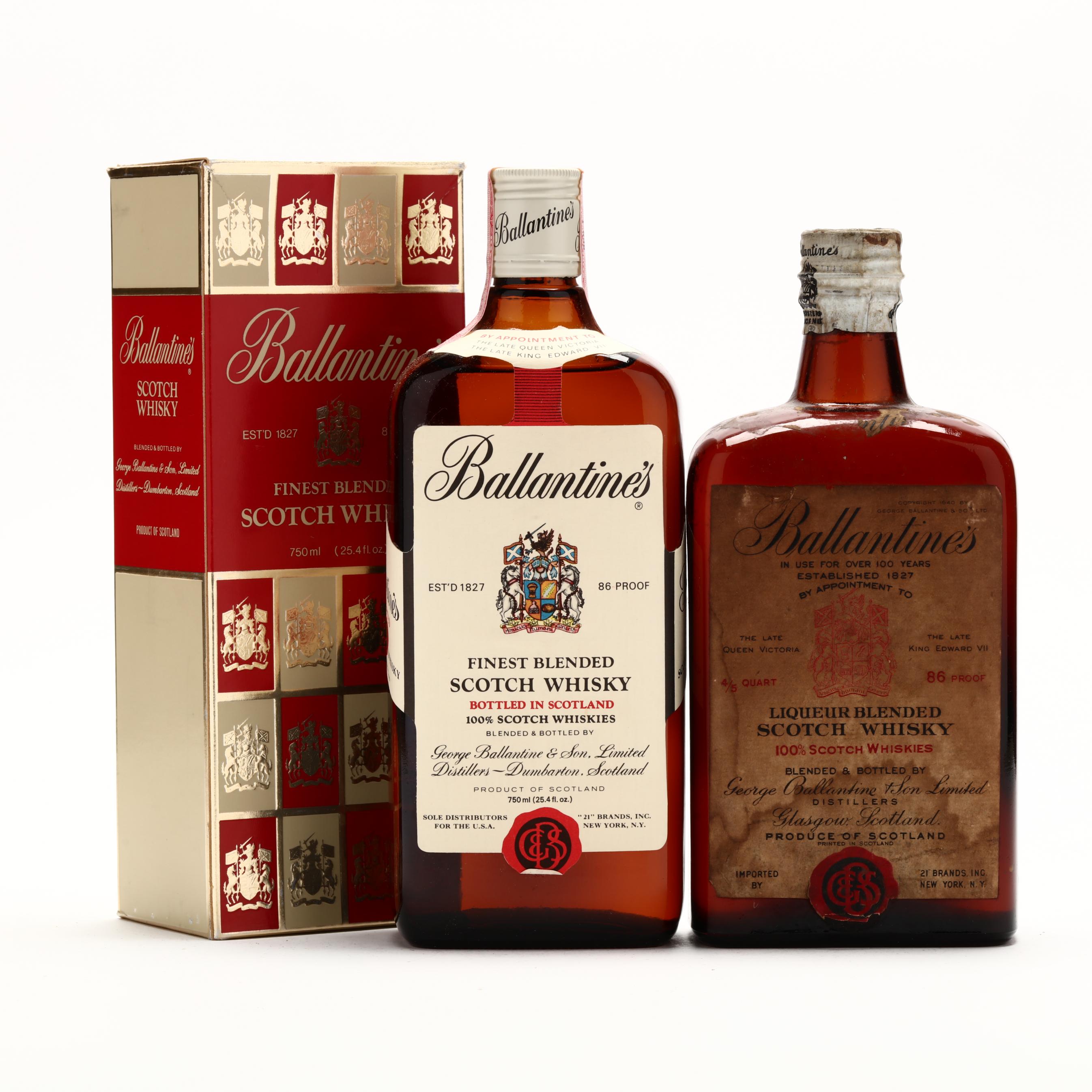 正規代理店 Blended Ballantine's Scotch Rare - 9174 (Lot Whisky ウイスキー