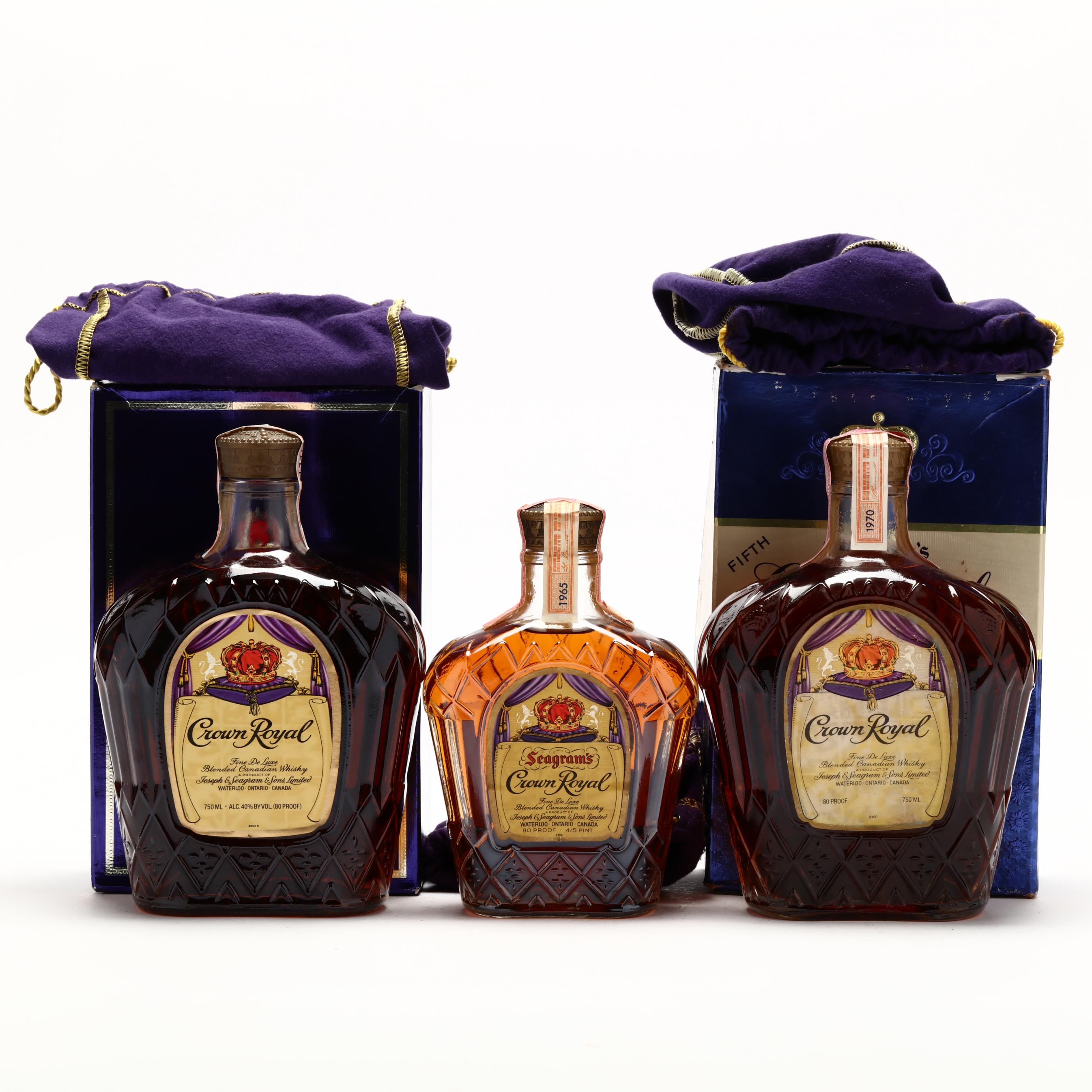 Seagram's Crown Royal Canadian Whisky (Lot 9263 - Rare SpiritsDec