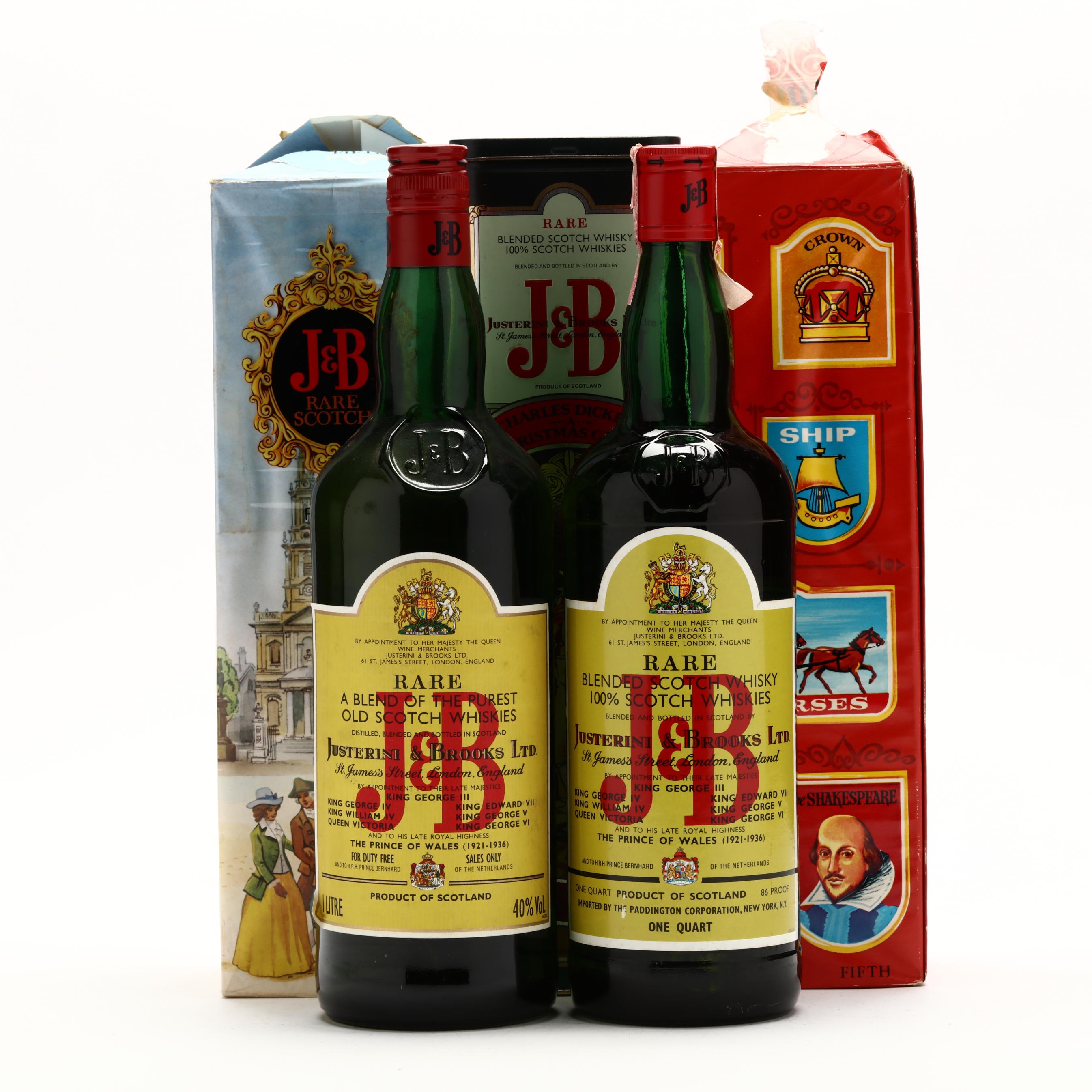 古酒3本セット　Justerini & Brooks Ltd J&B J&B Justerini & Brooks Rare Blended Scotch Whisky (Lot 9238
